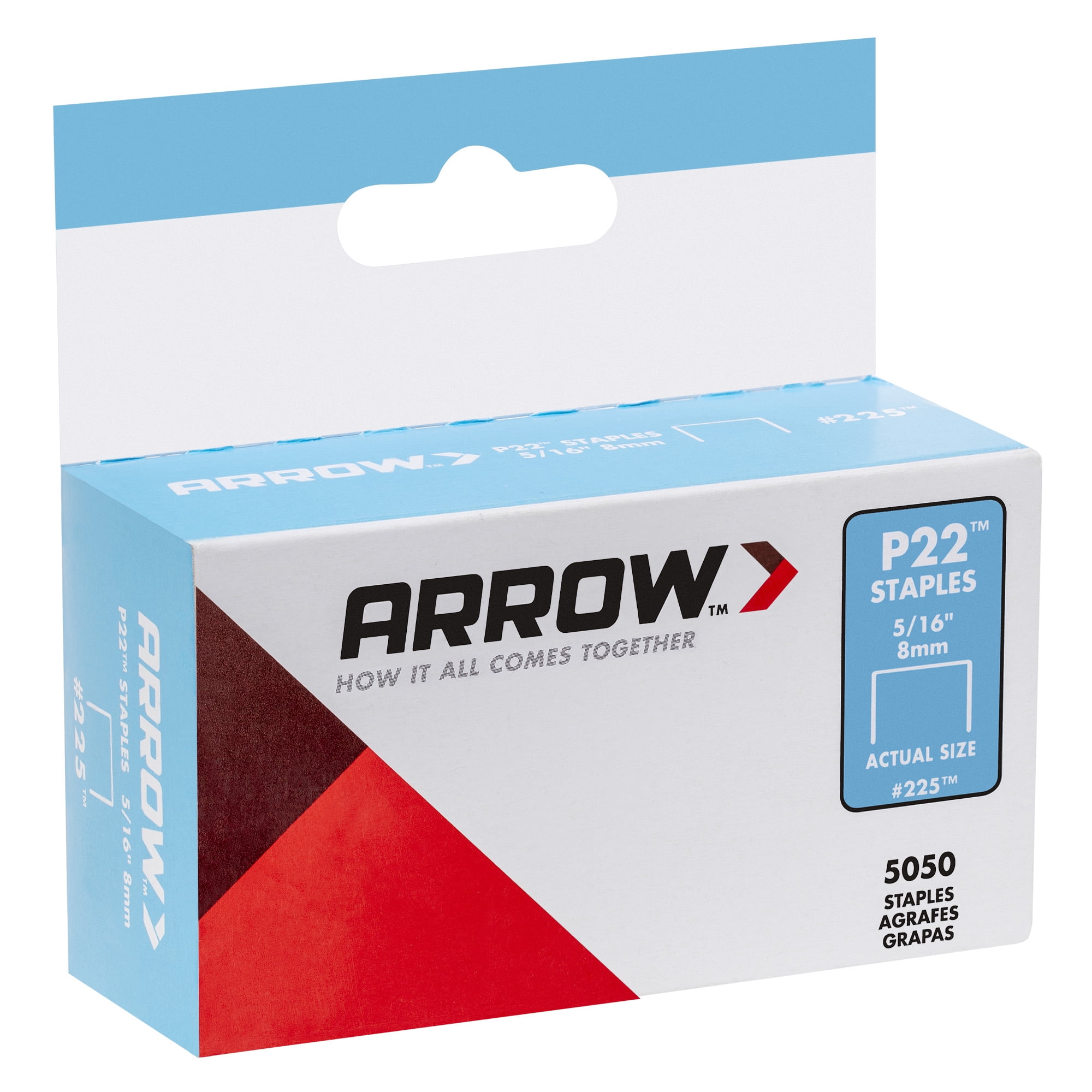 Arrow P22 Plier Stapler Staples (5/16 in, 5,000 Count) 9sbht