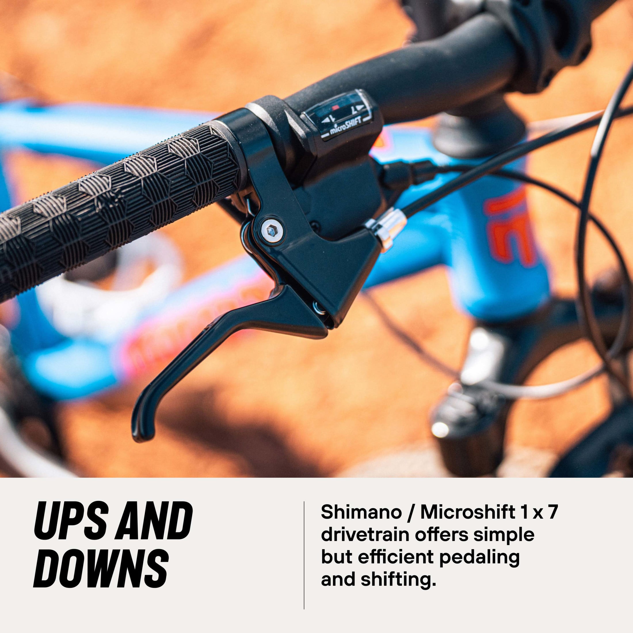 Mongoose Switchback Sport Mountain Bike, Lightweight Aluminum Frame, Trail-Ready Suspension (Blue, 24 in) 64rv2