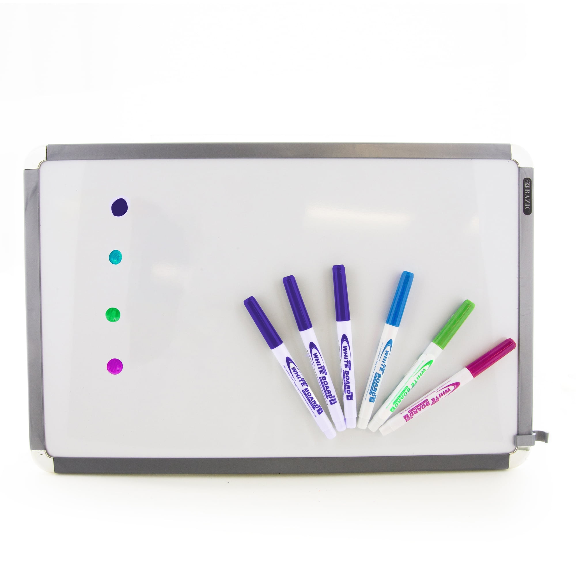 BAZIC Dry Erase Markers Fine Tip Vivid Ink (Assorted Colors, 96-Pack) 3o5dt