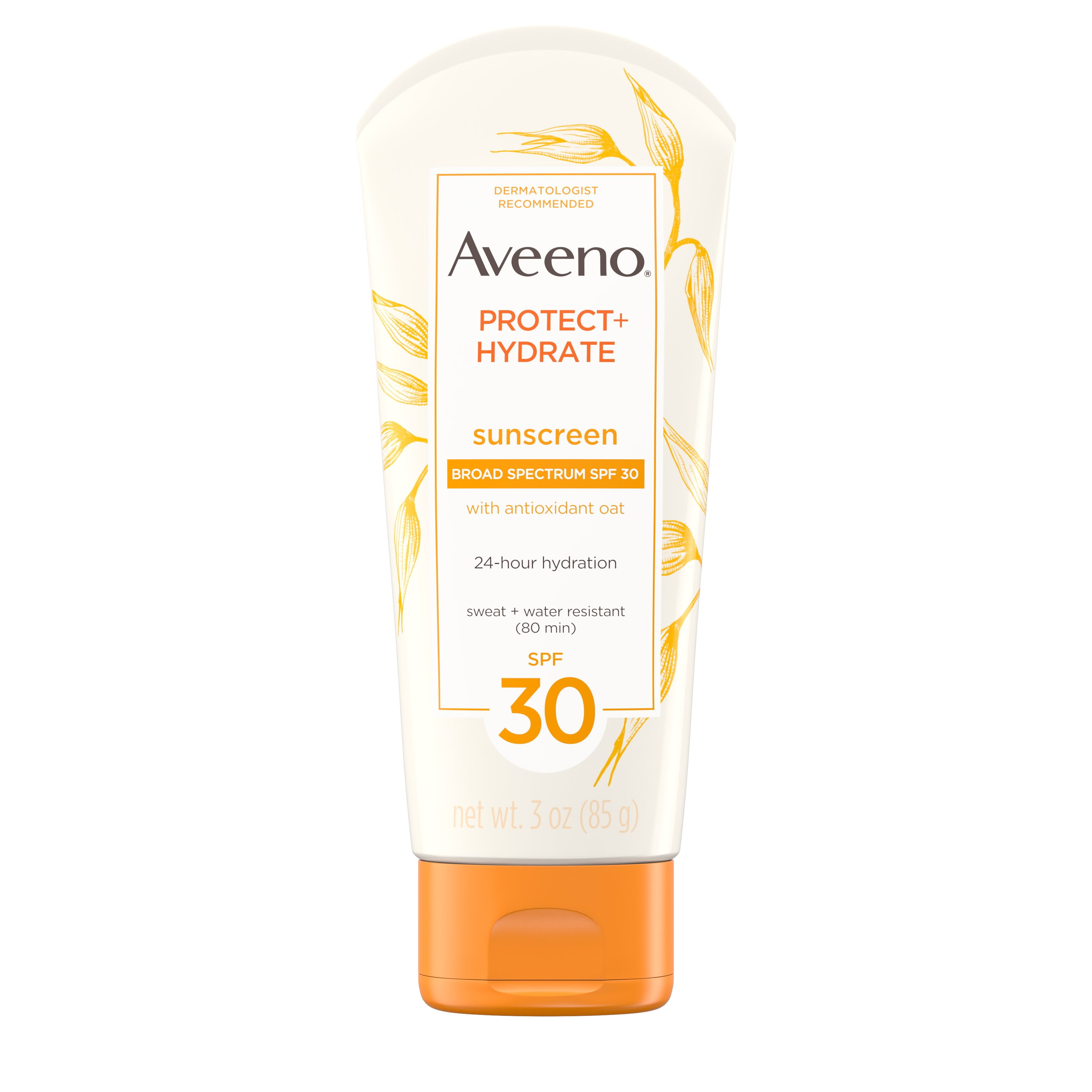 Aveeno Protect + Hydrate Face Sunscreen Lotion with Broad Spectrum SPF 30 (3 oz) mgjo5