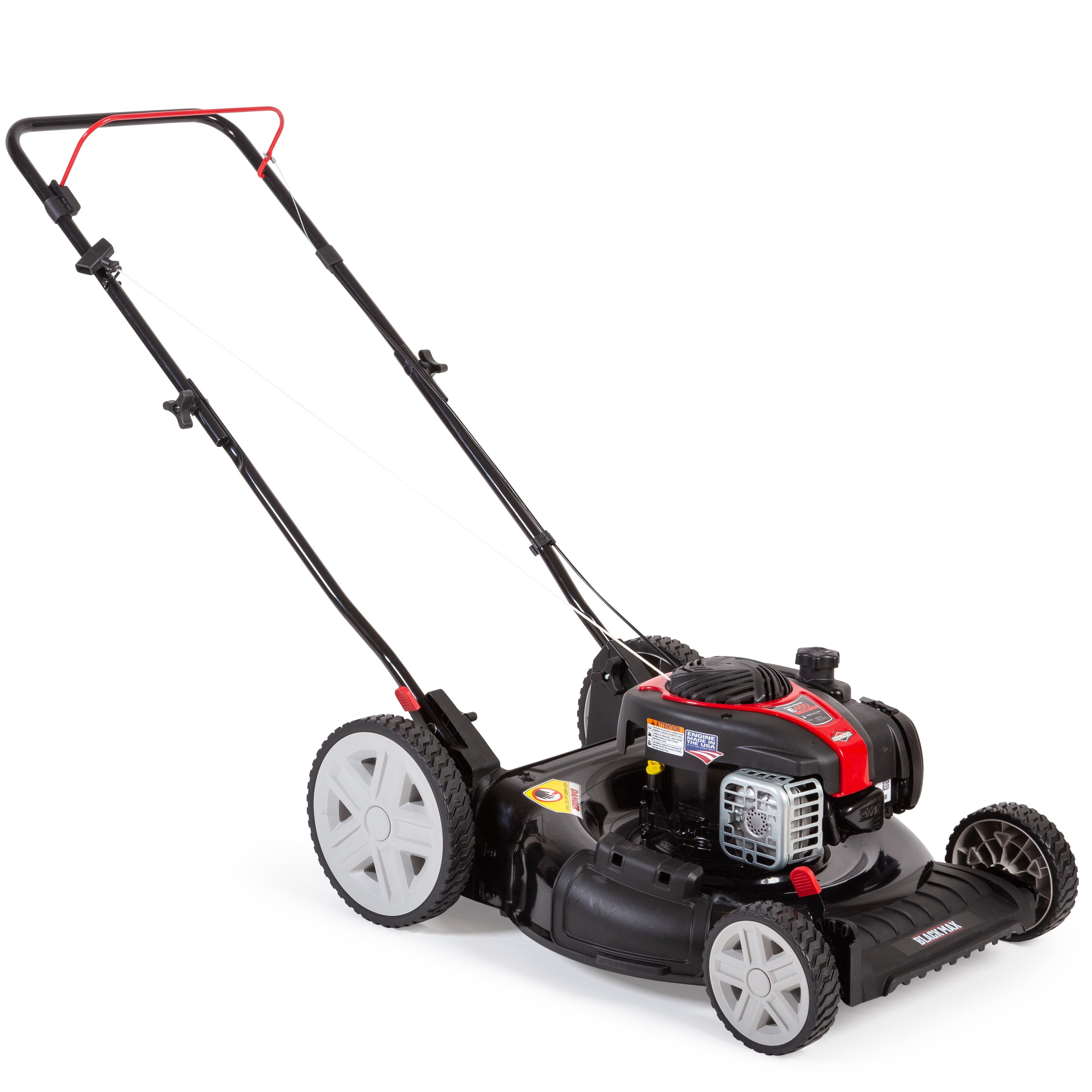Black Max 21-inch Gas Push Mower with 125cc Briggs & Stratton Engine (Black, 21 in) e92j2