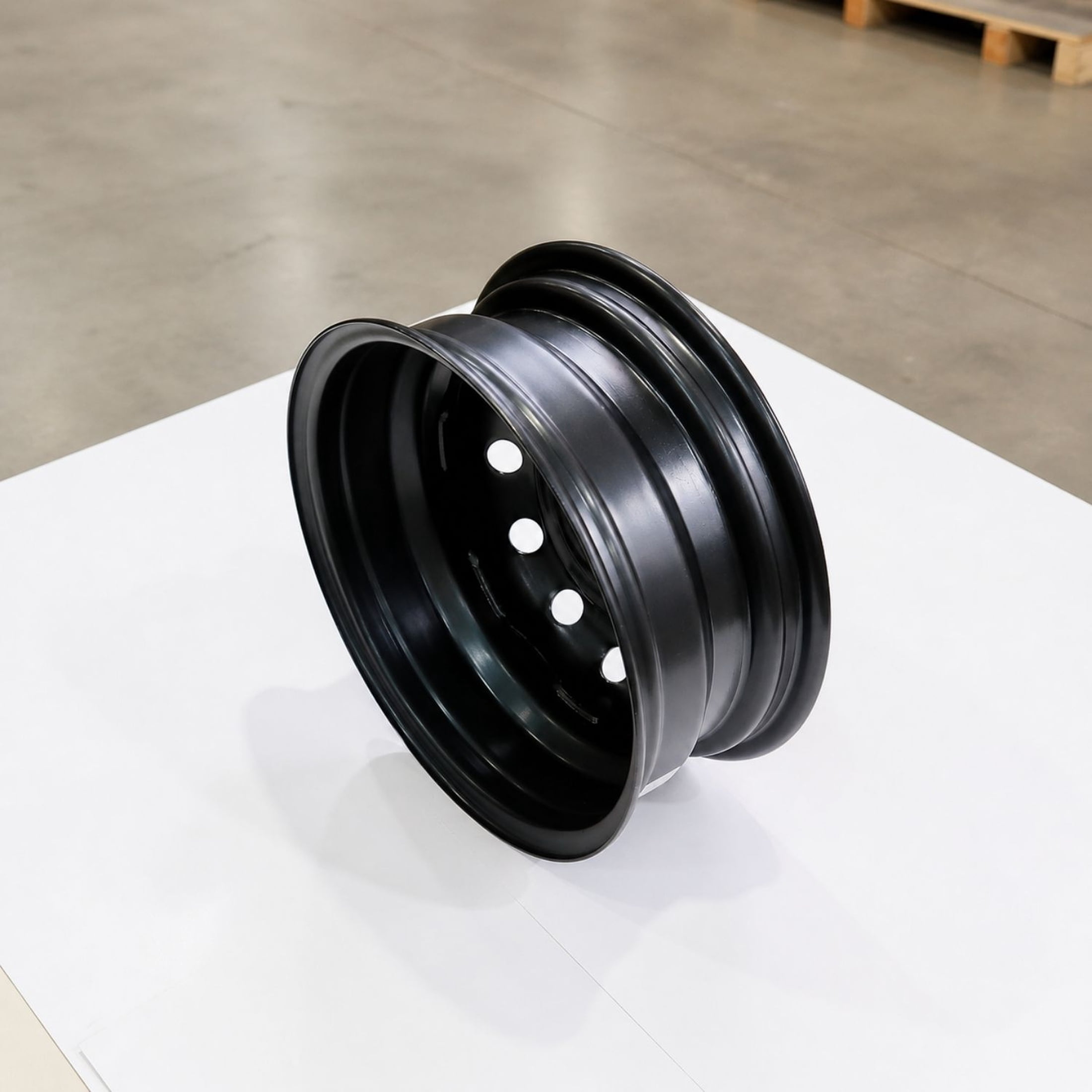 NextSet Wheels Steel Wheel Rim (Black, 15 in) cluh9