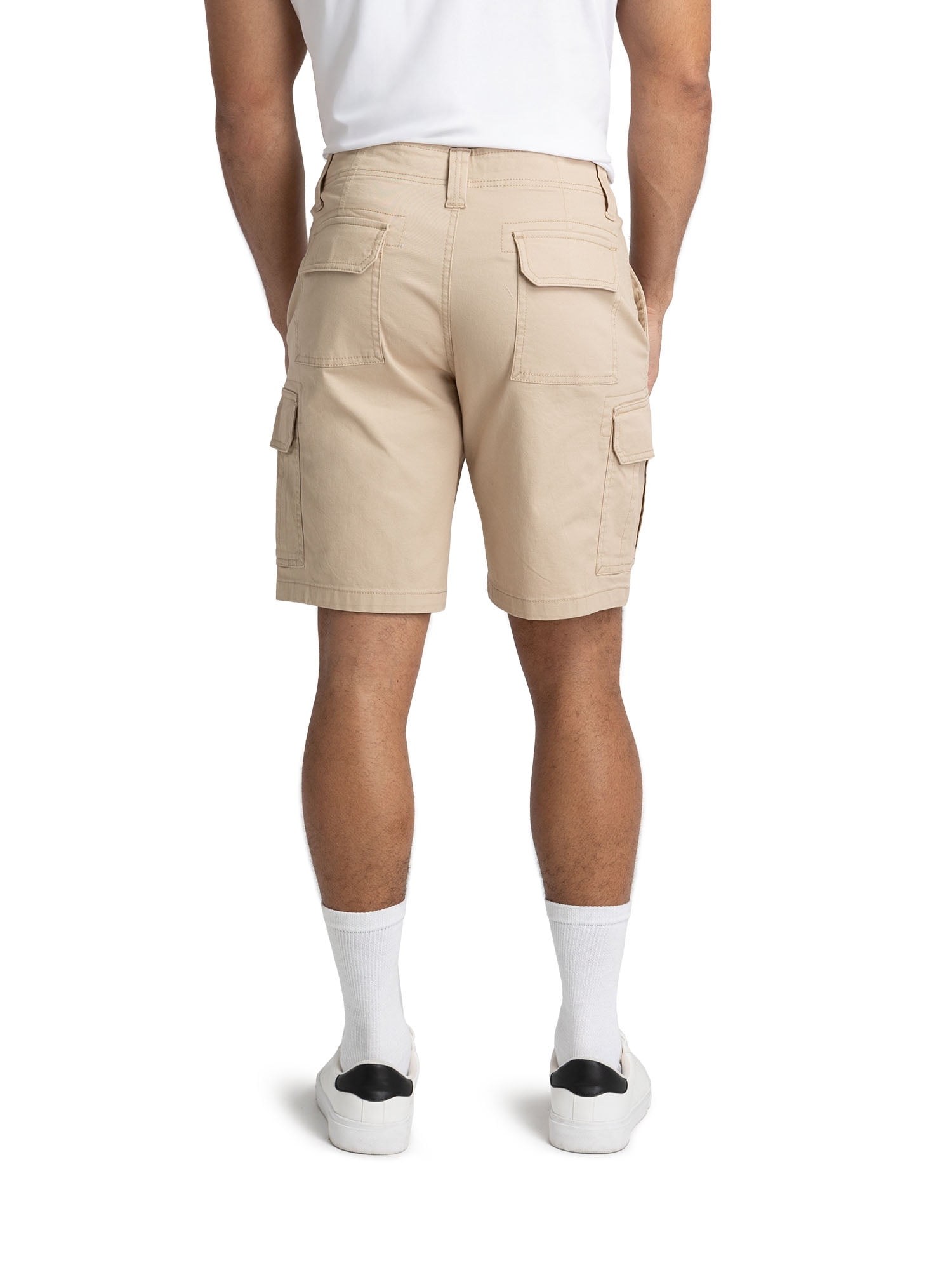 U.S. Polo Assn. Men's Cargo Shorts Relaxed Fit Utility Pockets (Beige, 32) jgz1x
