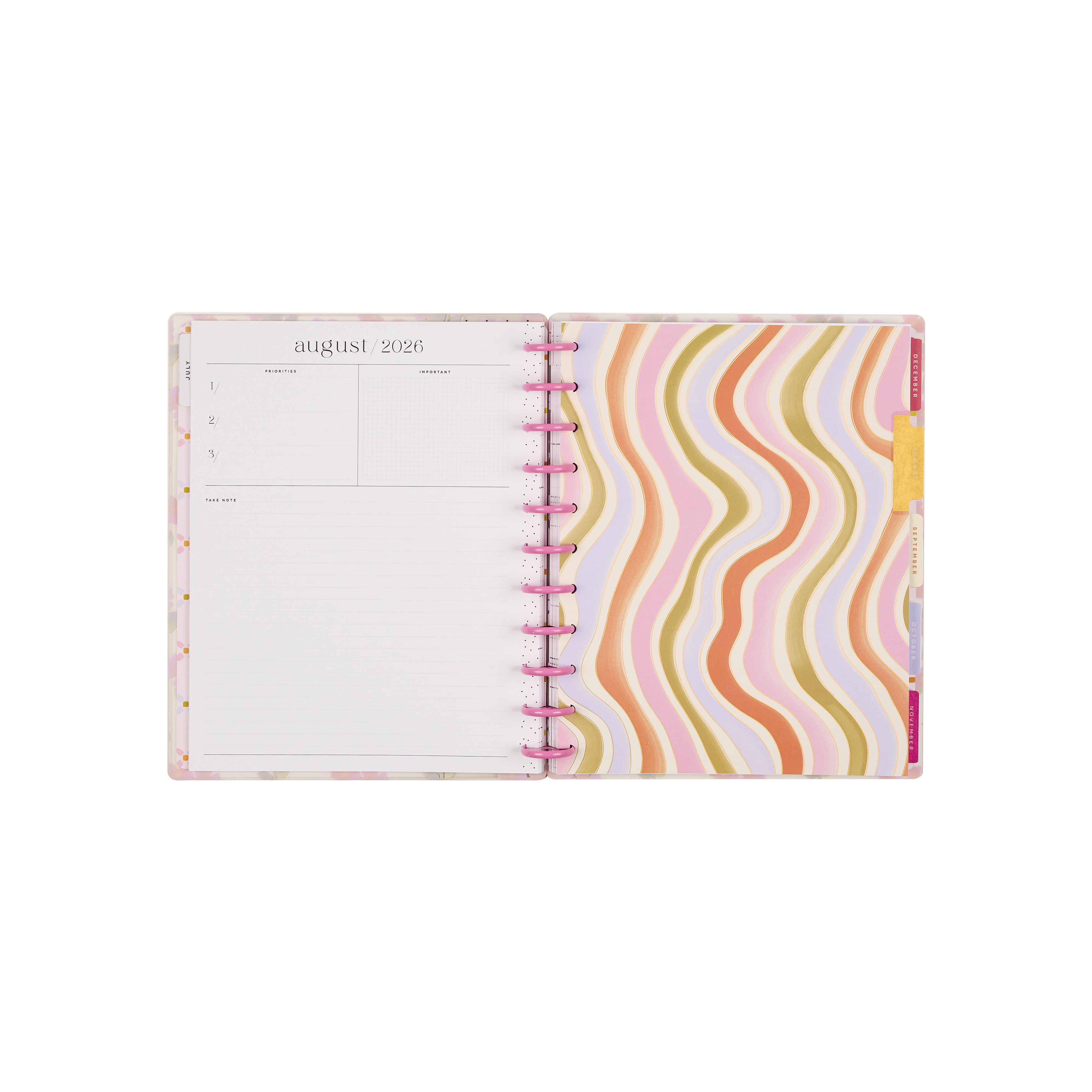 Happy Planner Sunshine Blooms 15-Month Dated Planner, Horizontal Layout, Disc-Bound (Multicolor, 8.5 in x 11 in) urtsv - Image 7