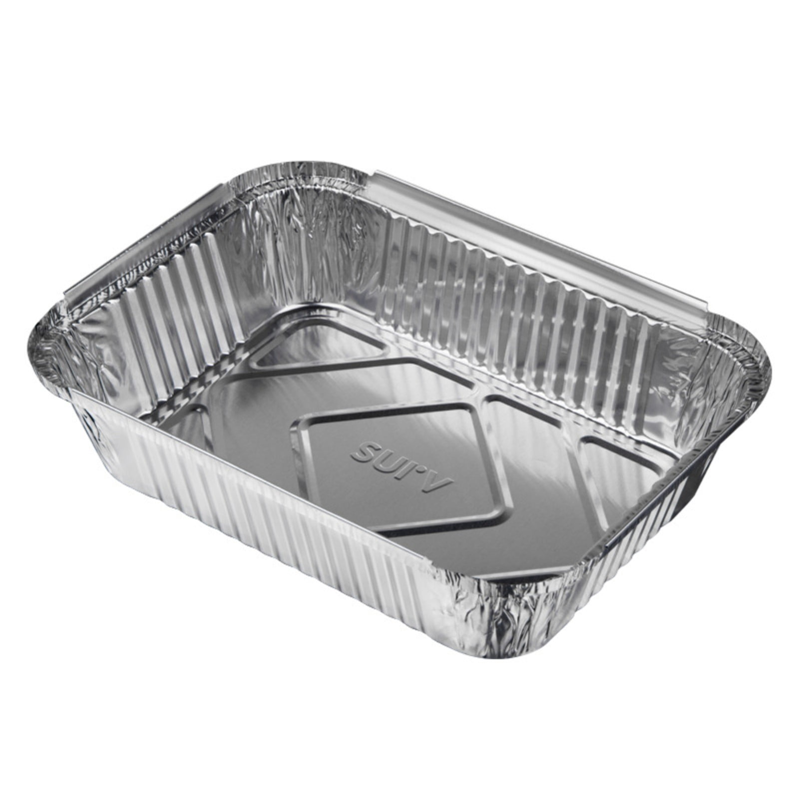 LINMOUA Disposable Aluminum Foil Baking Pans (10 in x 8 in, 4 Pack) r5tf0