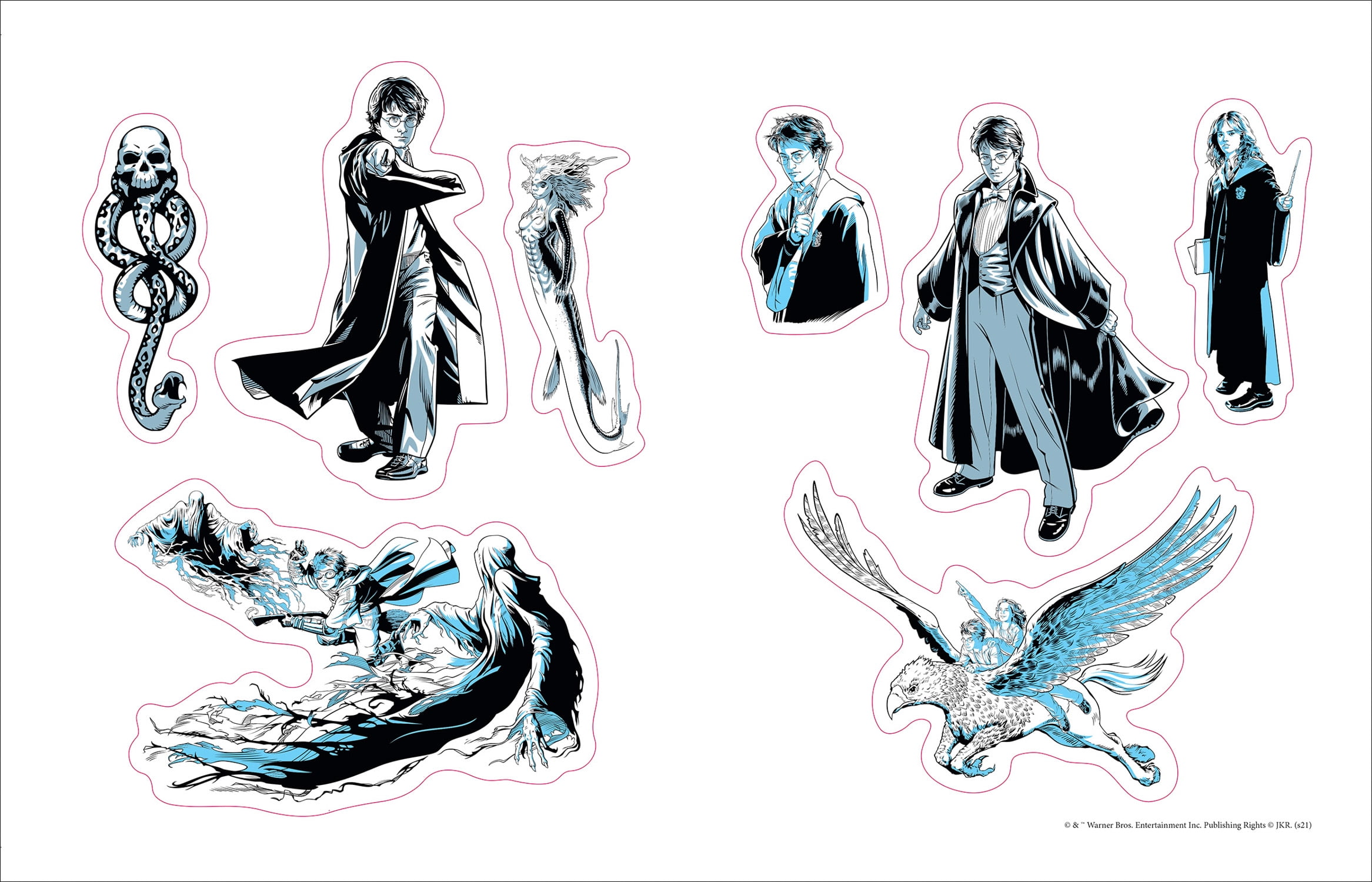 Thunder Bay Press Harry Potter World of Stickers (Hardcover, 1 Book) blt78