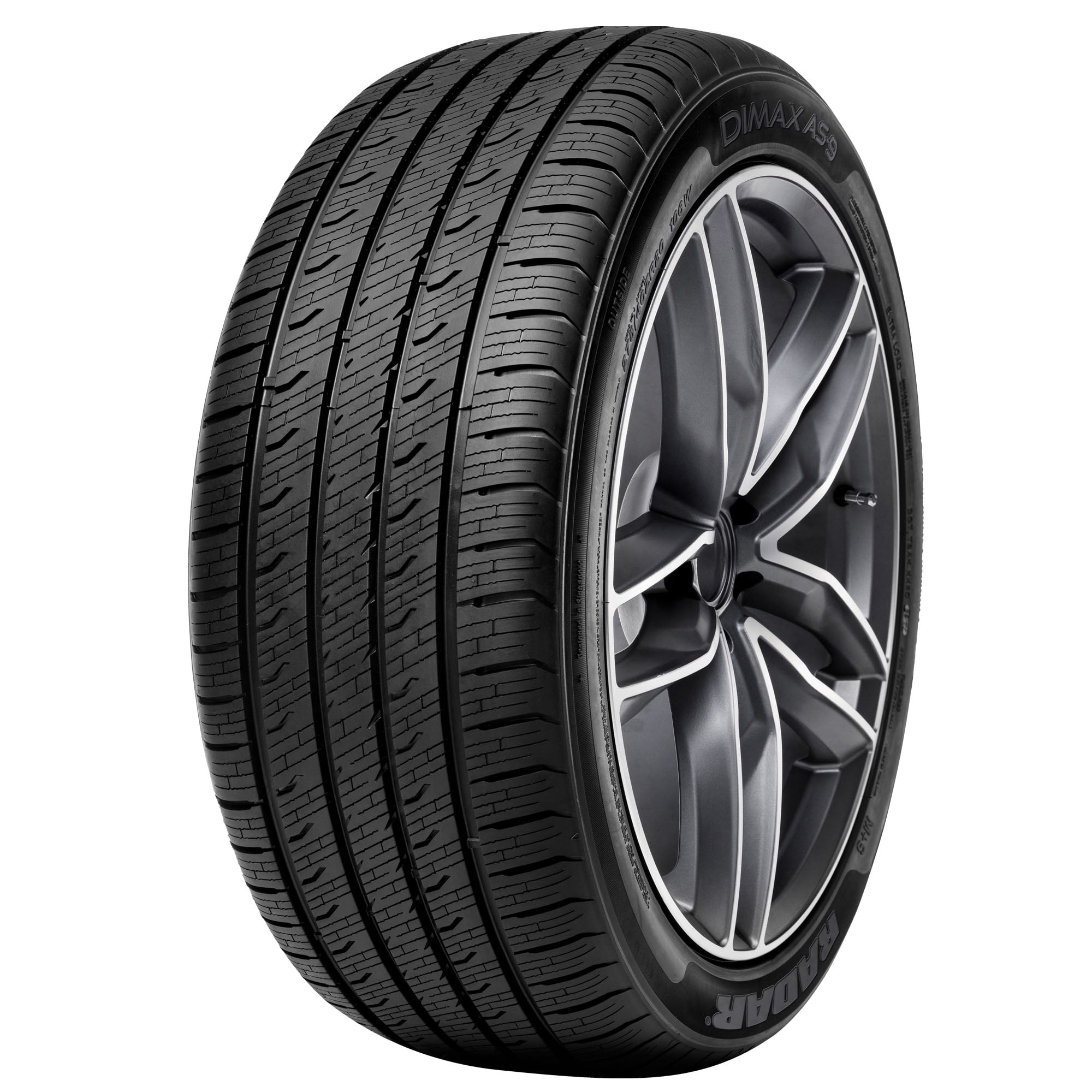 Radar Dimax AS-9 All Season Passenger Tire (Black Sidewall, 225/55R17) ye57k