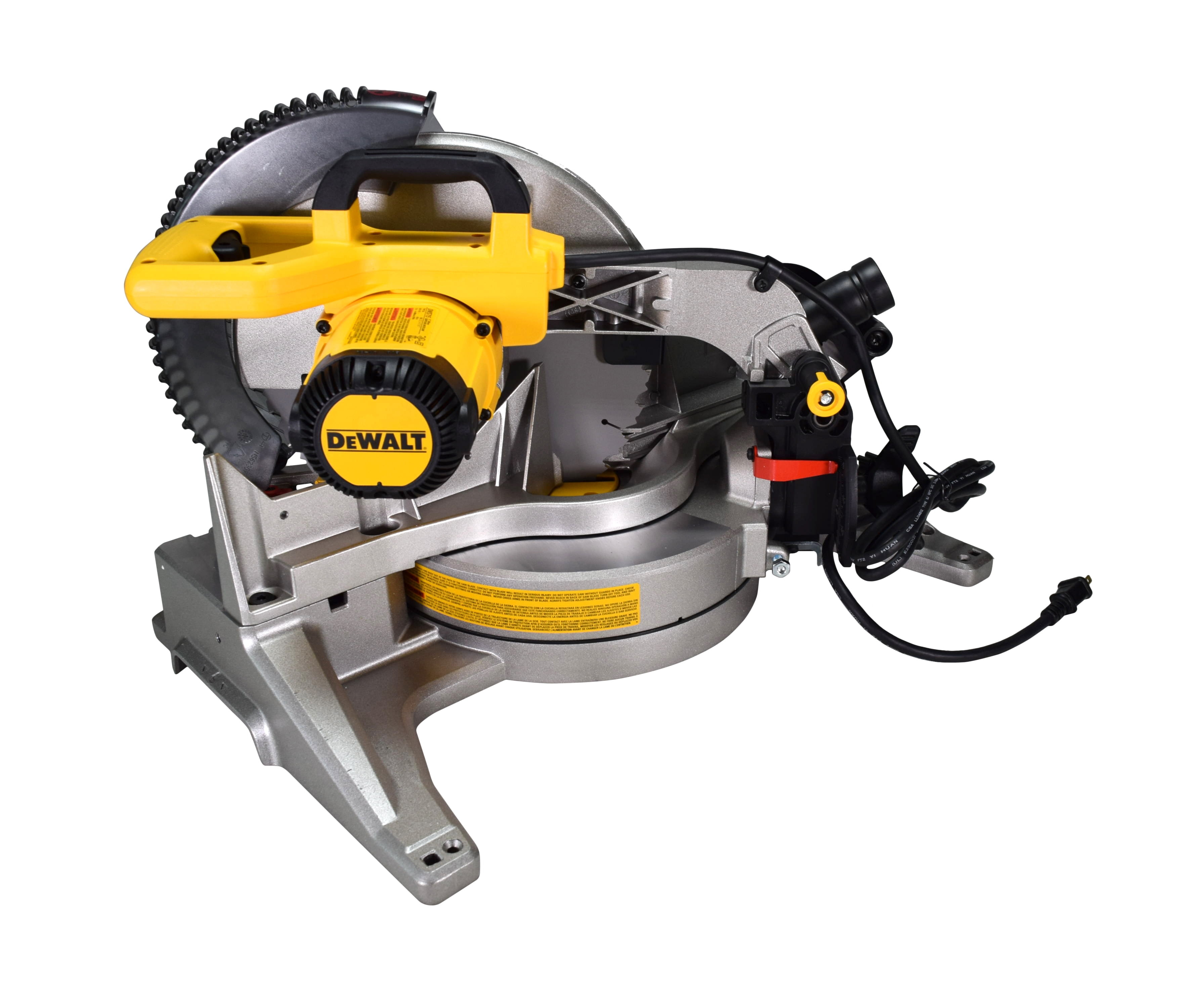 DEWALT DWS715 15-Amp 12 in. Single-Bevel Compound Miter Saw (Yellow, 12 in.) f30jy