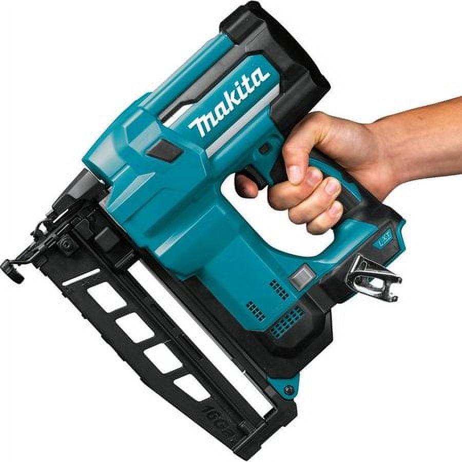 Makita XNB02Z 18V LXT Cordless 16 Gauge Straight Finish Nailer (Blue, 18V) mzqxn