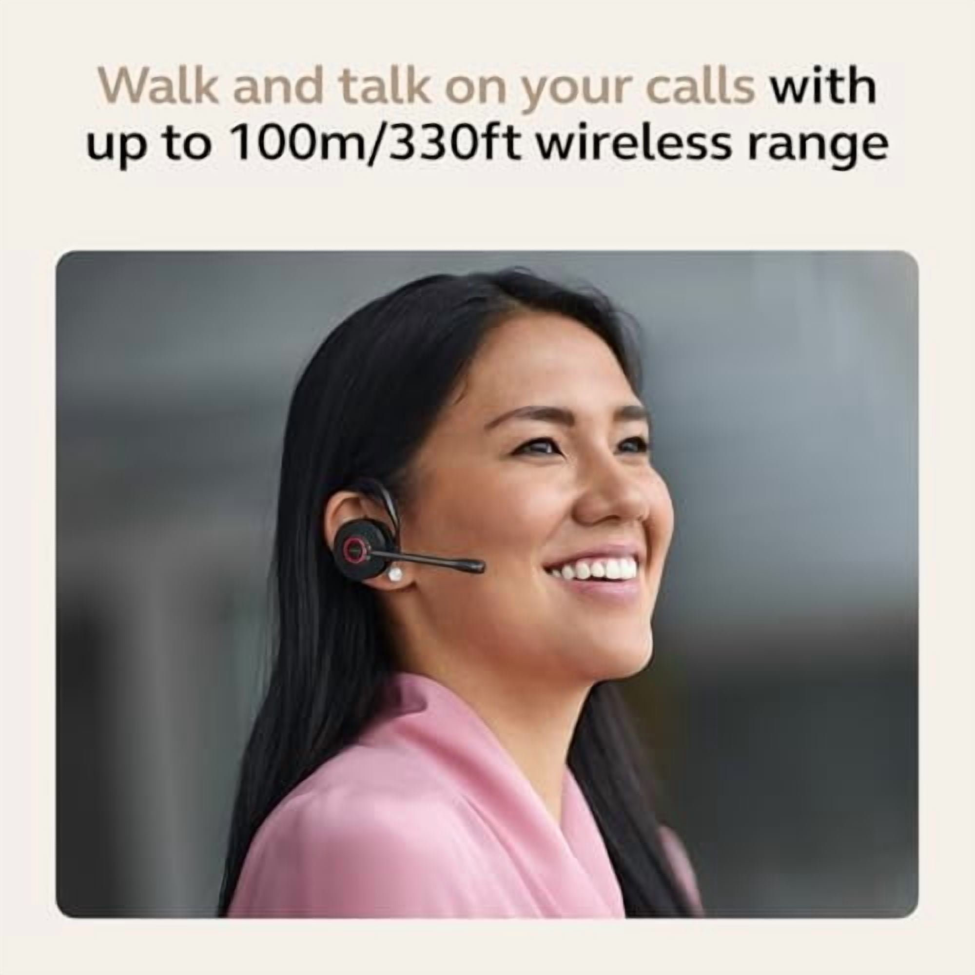 Jabra Engage 45 SE Professional Wireless Headset for Deskphones (Black, 1 Pack) hs4rs