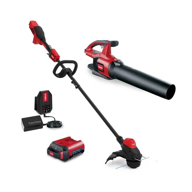 Toro 60V Cordless String Trimmer and Leaf Blower Combo Kit (13 in) bn9bo