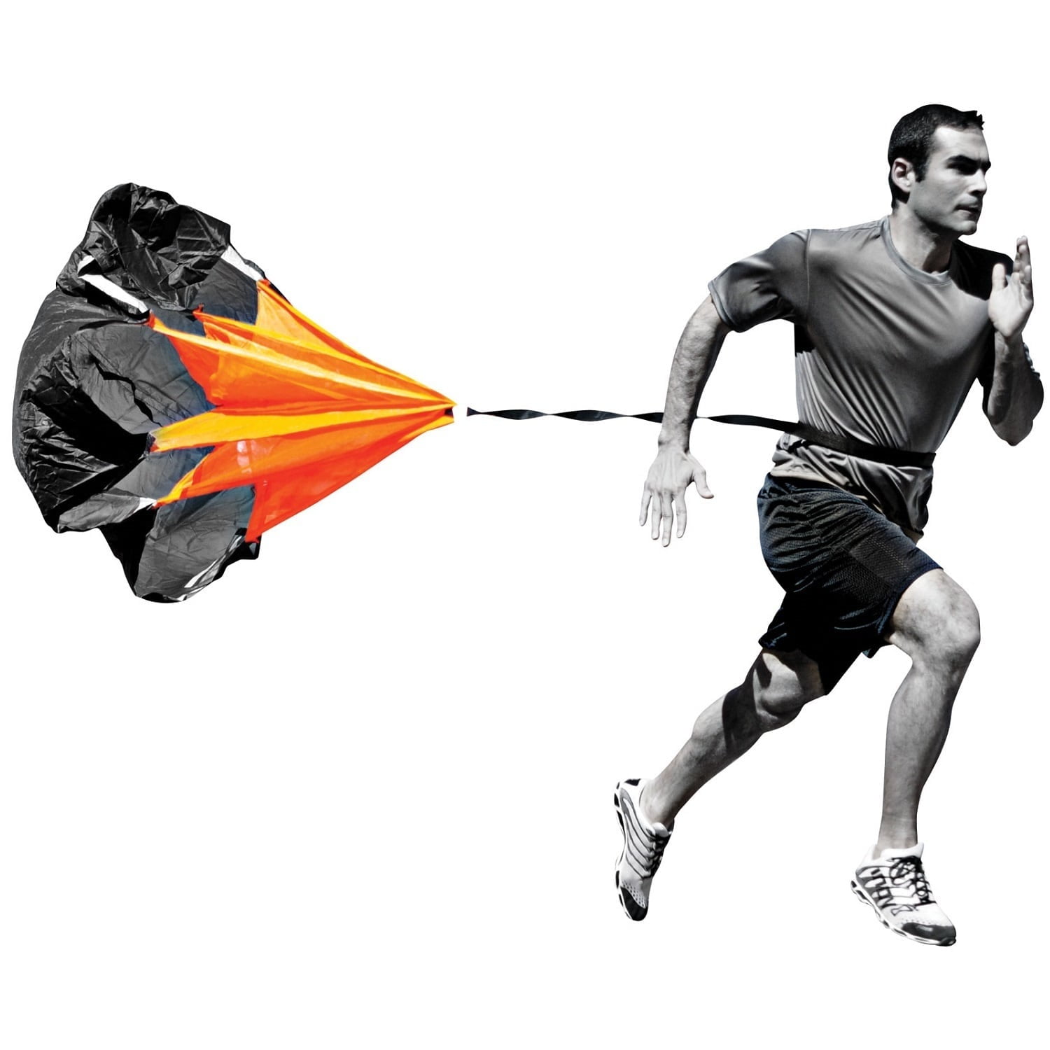 Champro Speed Chute Resistance Training Parachute for Athletic Performance (Orange, 48 in) s8719