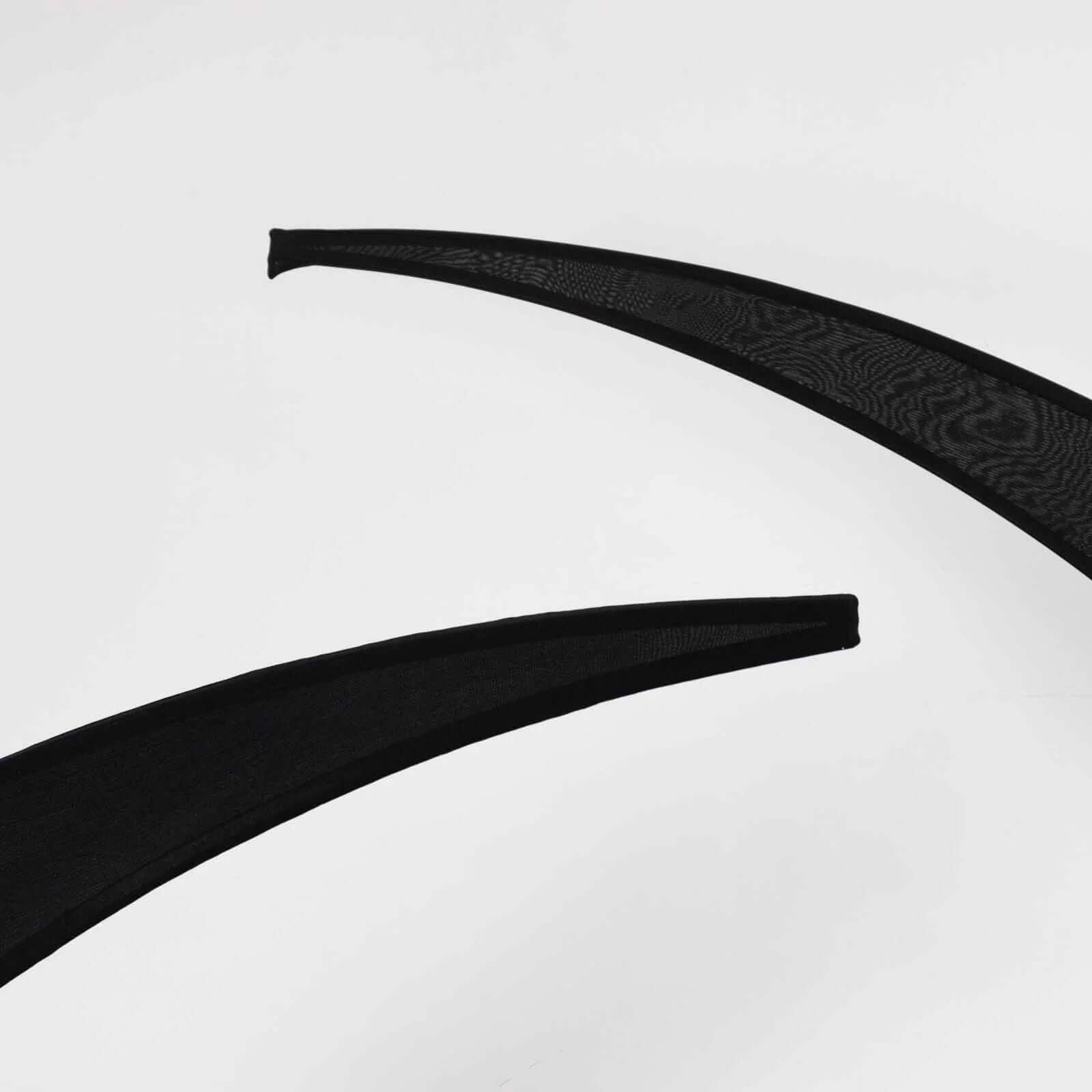 Efavormart Spandex Half Crescent Moon Wedding Arch Covers (Black, Set of 2, 6.5 ft and 8 ft) q4yxh