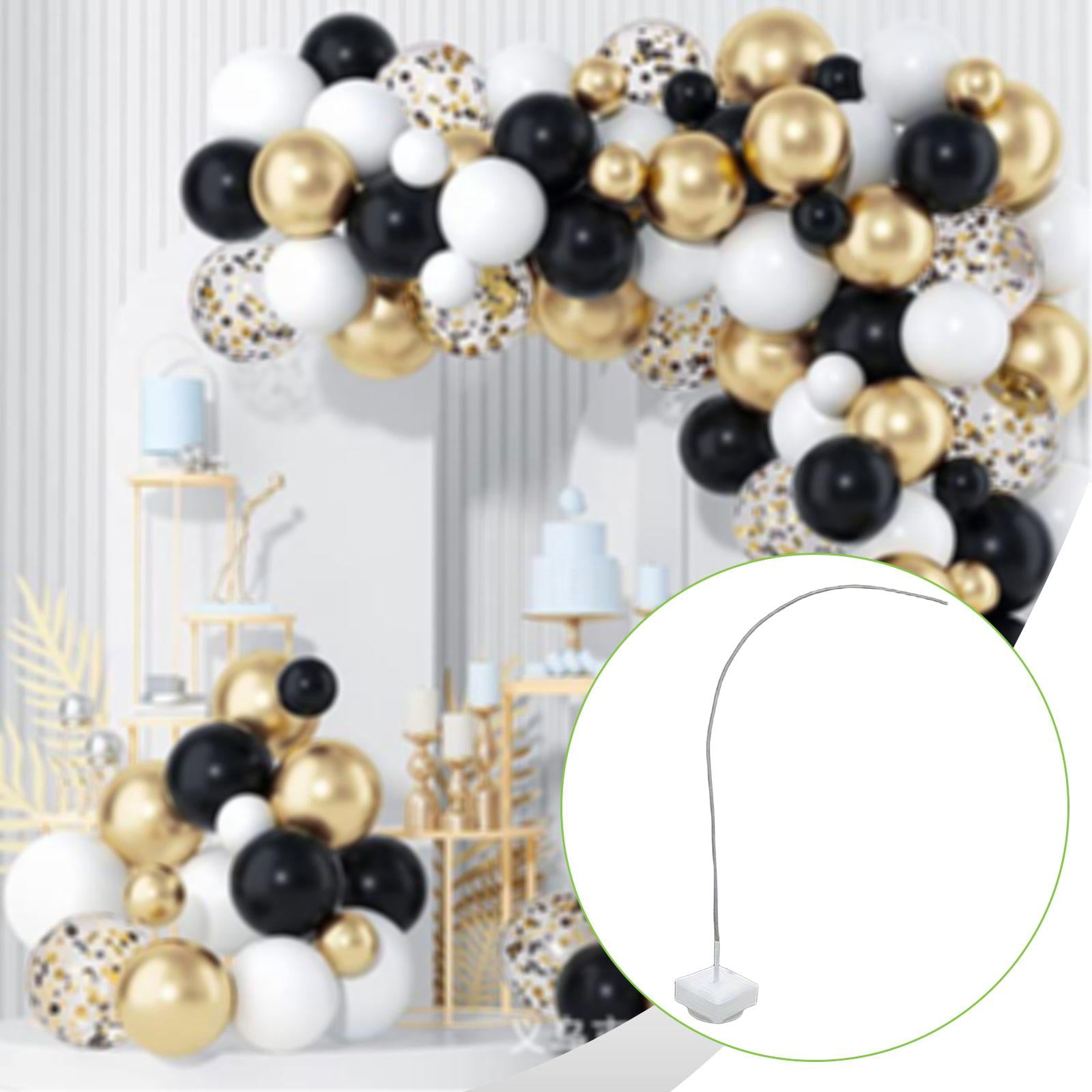 Fzaqwen Balloon Arch Kit Backdrop Frame for Party Decorations (White, 98 in) 0z6am