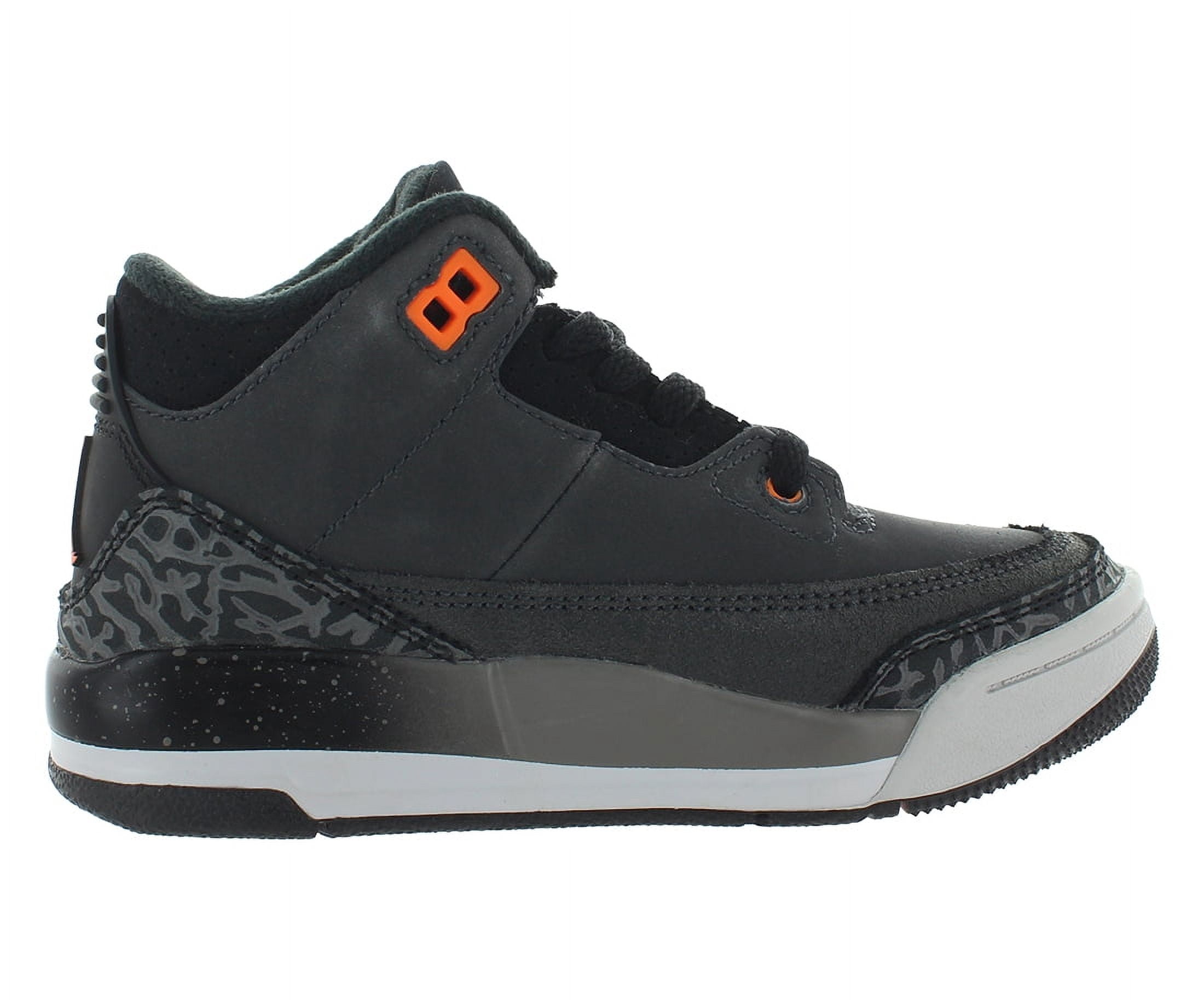 Nike Jordan 3 Retro Fear Little Kid's Basketball Shoes (Night Stadium/Total Orange, 2) uudq7
