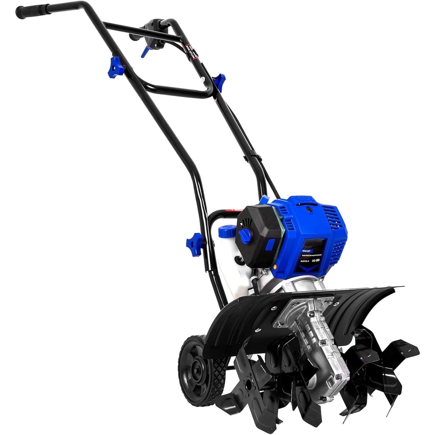 ANLIBATT Gas Tiller Cultivator 46cc 1.9HP Heavy-Duty Garden Soil Rototiller (16 in. Width, 8 in. Depth) gy28p