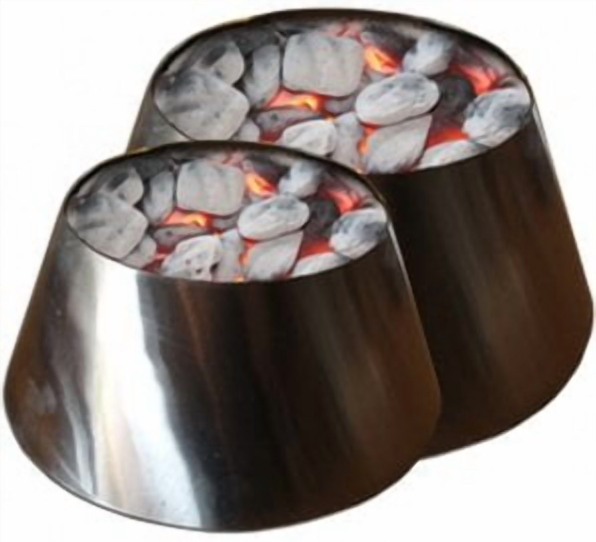 Vortex Charcoal Grill Heat Deflector (Medium, Stainless Steel) or1ow