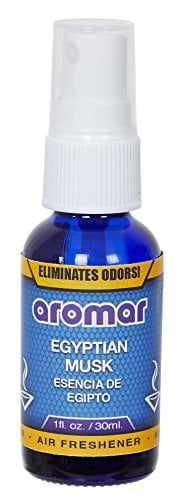 Aromar Air Freshener Spray, Long-lasting Concentrated Fragrance (Egyptian Musk, 2-Pack, 1 fl oz) e2tk9