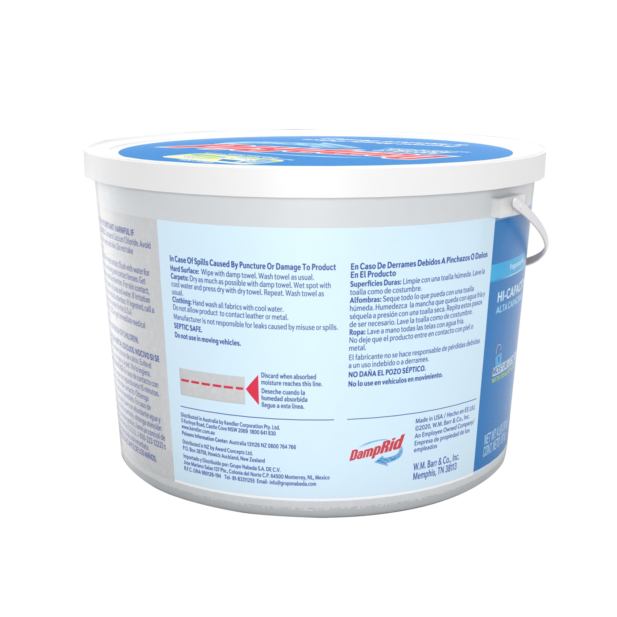 DampRid Moisture Absorber High-Capacity Bucket (Fragrance Free, 4 lb) zrq12