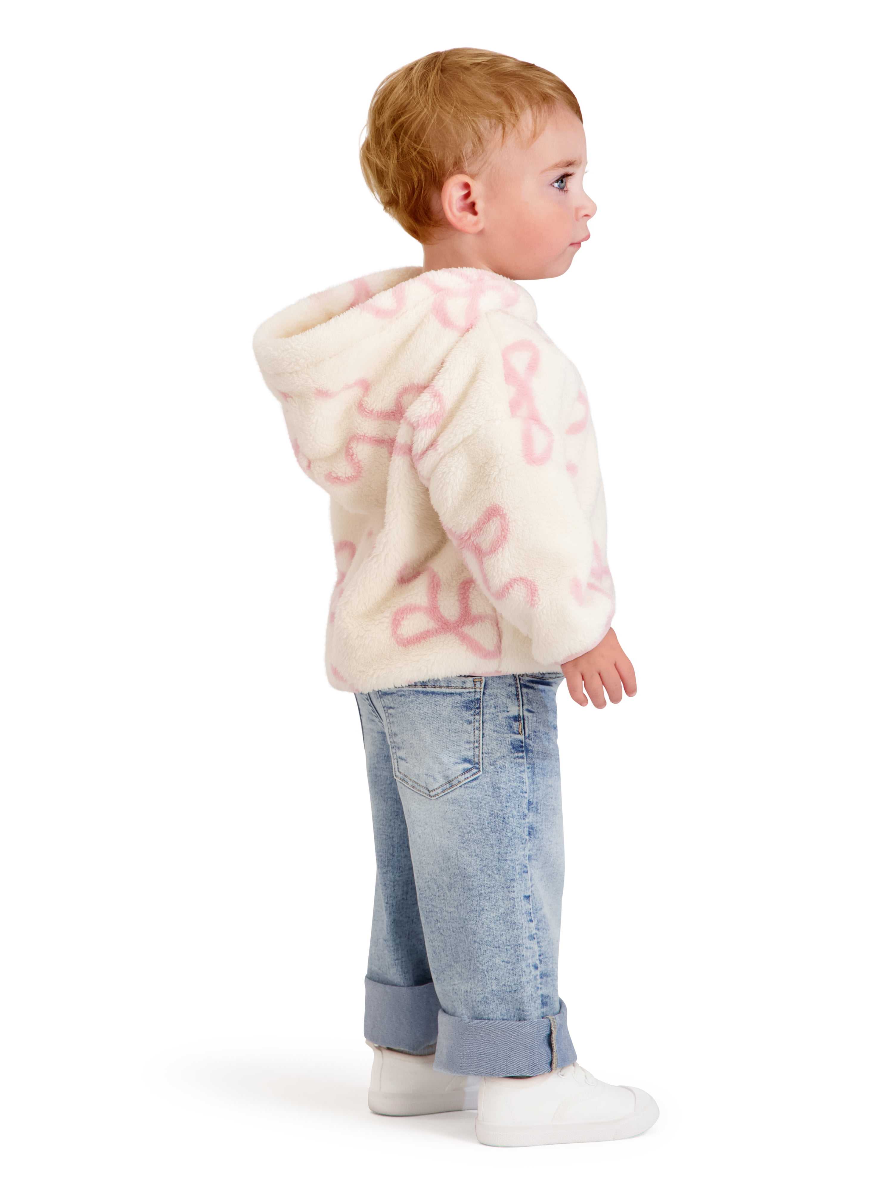 The Aristocats Marie Toddler Girls Sherpa Jacket (White, 5T) 907xn