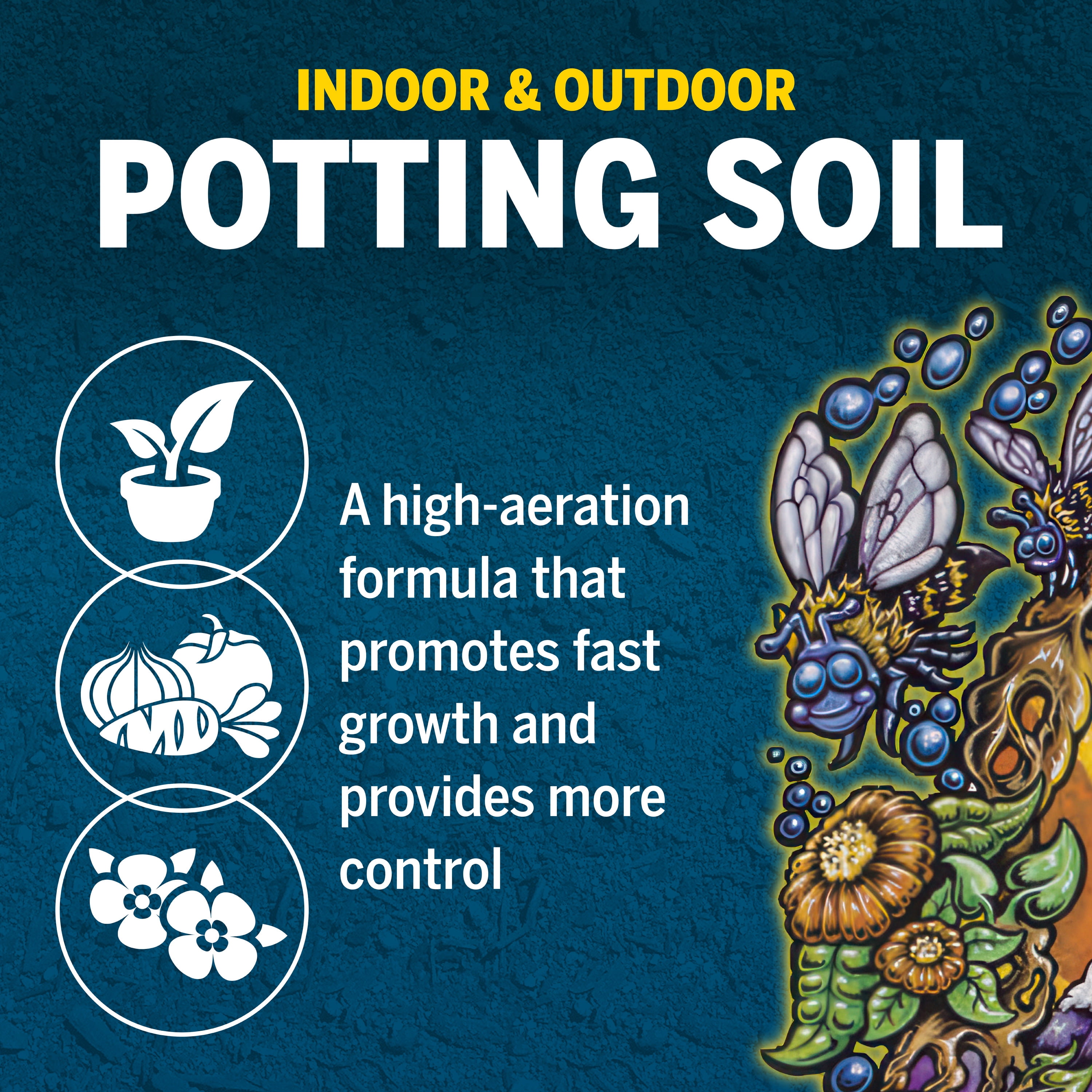 Mother Earth Groundswell Performance Soil, All-Purpose Potting Mix for Indoor and Outdoor Plants (8 qt) zrp9i