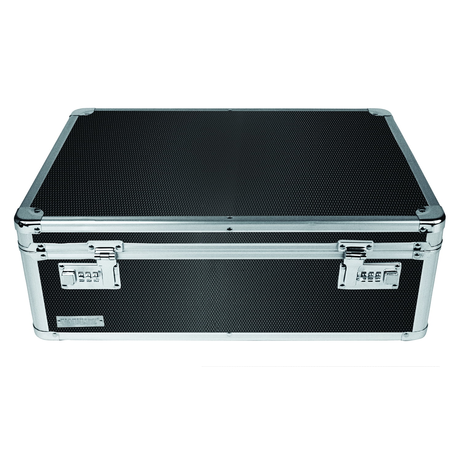 Vaultz Locking Storage Box with Combination Lock for Dorm Room Security (Black, 19.5 x 7 x 13.5 in) ol72y