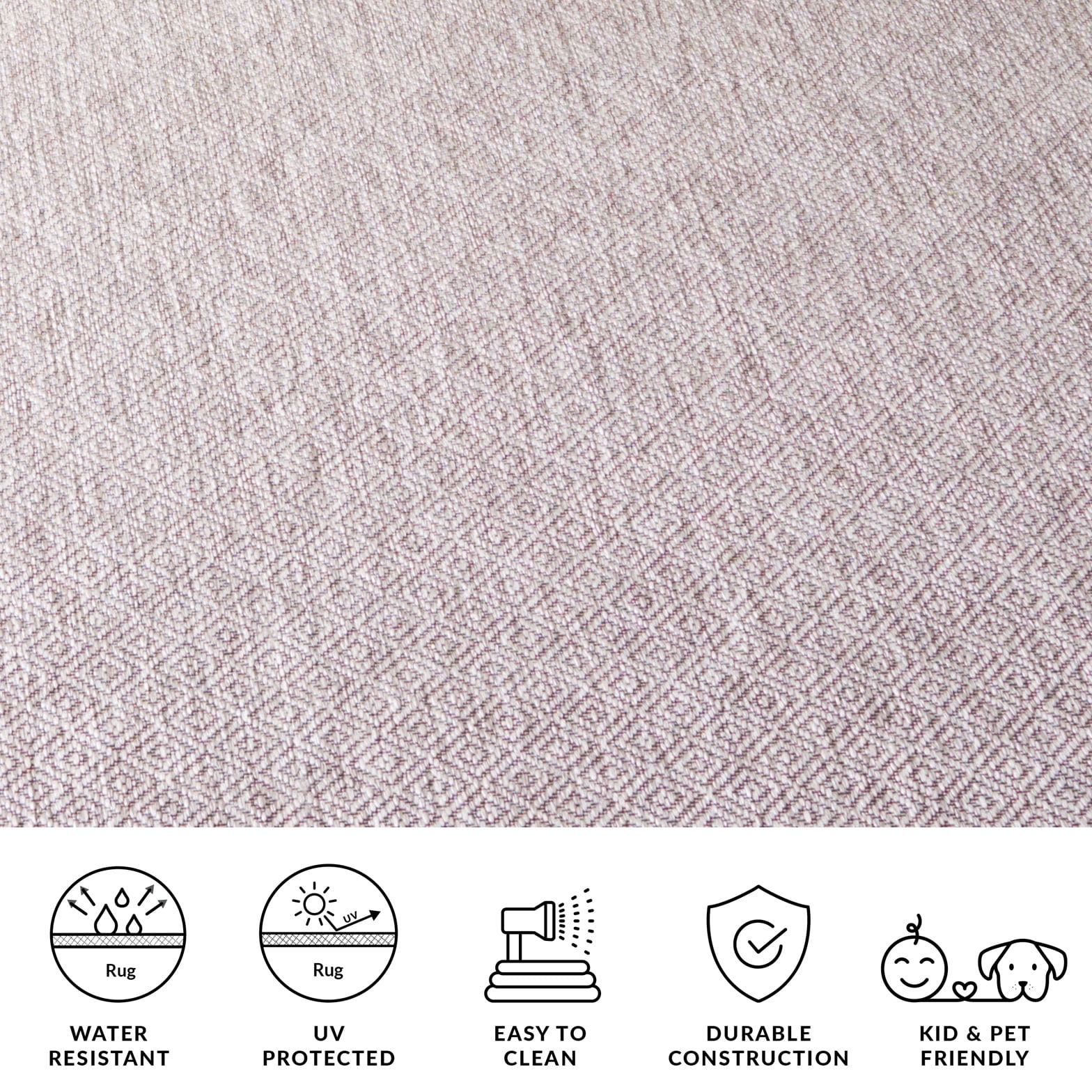 Safavieh Courtyard Mitre Geometric Indoor/Outdoor Area Rug (Beige, 5 ft 3 in x 7 ft 7 in) ny680