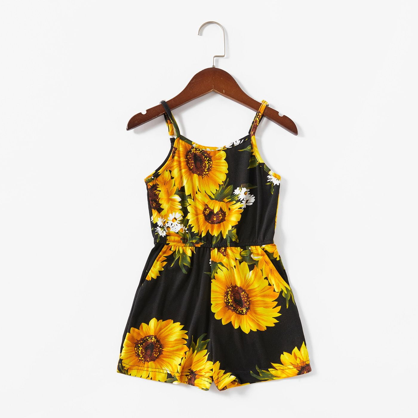 PatPat Baby Girl Bodysuit Mommy and Me Matching Striped Summer Outfit (Black, 0-18M) sjoqt