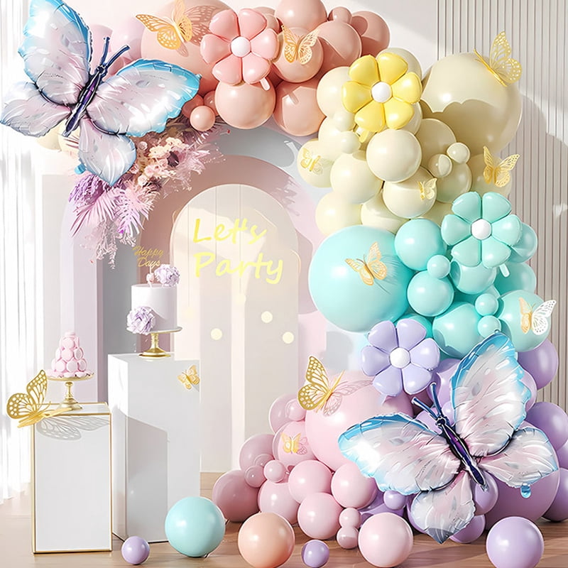 Generic Lavender & Metallic Purple Balloon Garland Arch Kit (165 Pieces) vlpbu