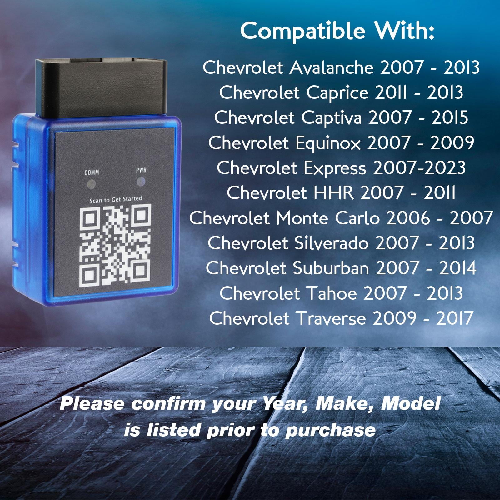 KEYLESSOPTION OBD Key Fob DIY Programming Tool for 2006+ Chevrolet Vehicles (1 Pack) t4xcd