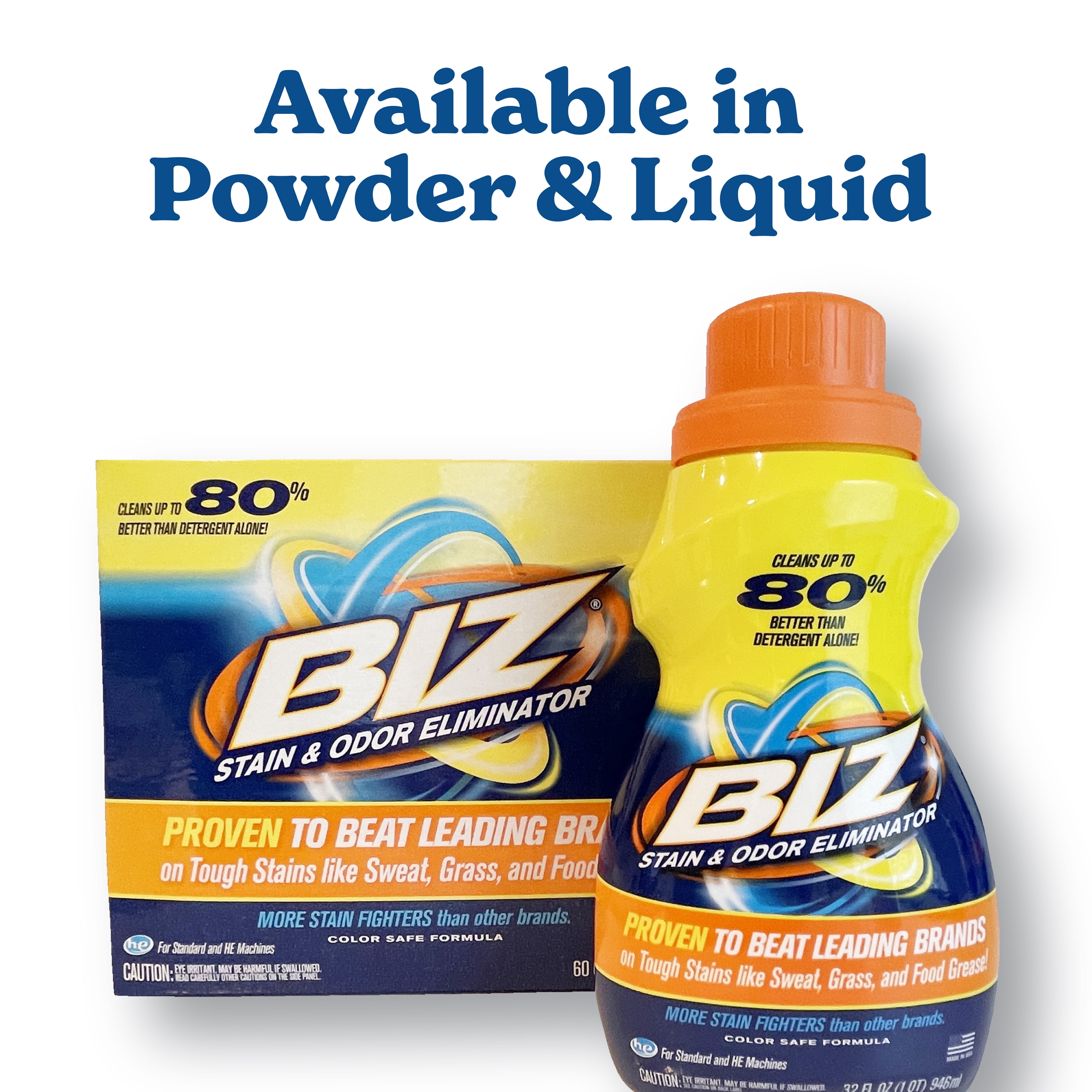 Biz Stain and Odor Eliminator Laundry Powder (60 oz) 1vvi0