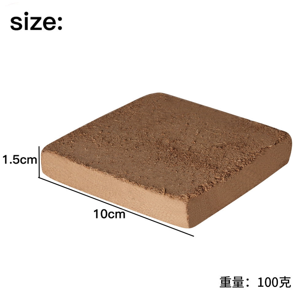 WZXPWT Natural Coconut Fiber Soil Block for Gardening (1.1 lb) g8kue