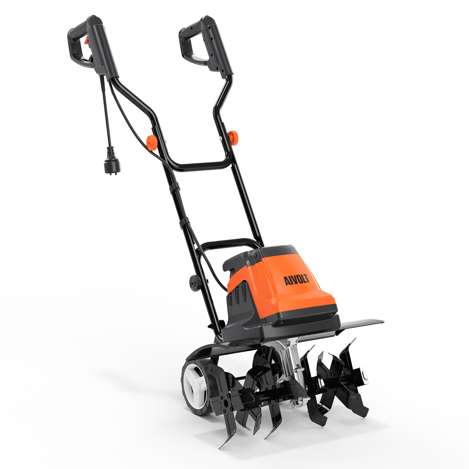 AIVOLT 15 Amp Electric Garden Tiller and Cultivator with Adjustable Wheels (19 in) 94fkx