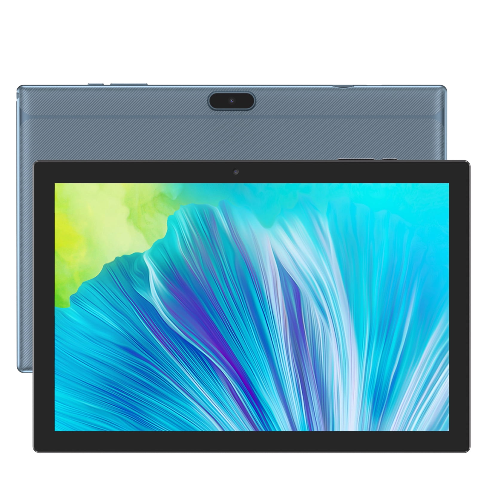 ZZB Android 14 Tablet 10.1 in HD Touch Screen, 64GB Storage, Quad-Core Processor, WiFi Enabled (Blue, 10.1 in) 3ncy3