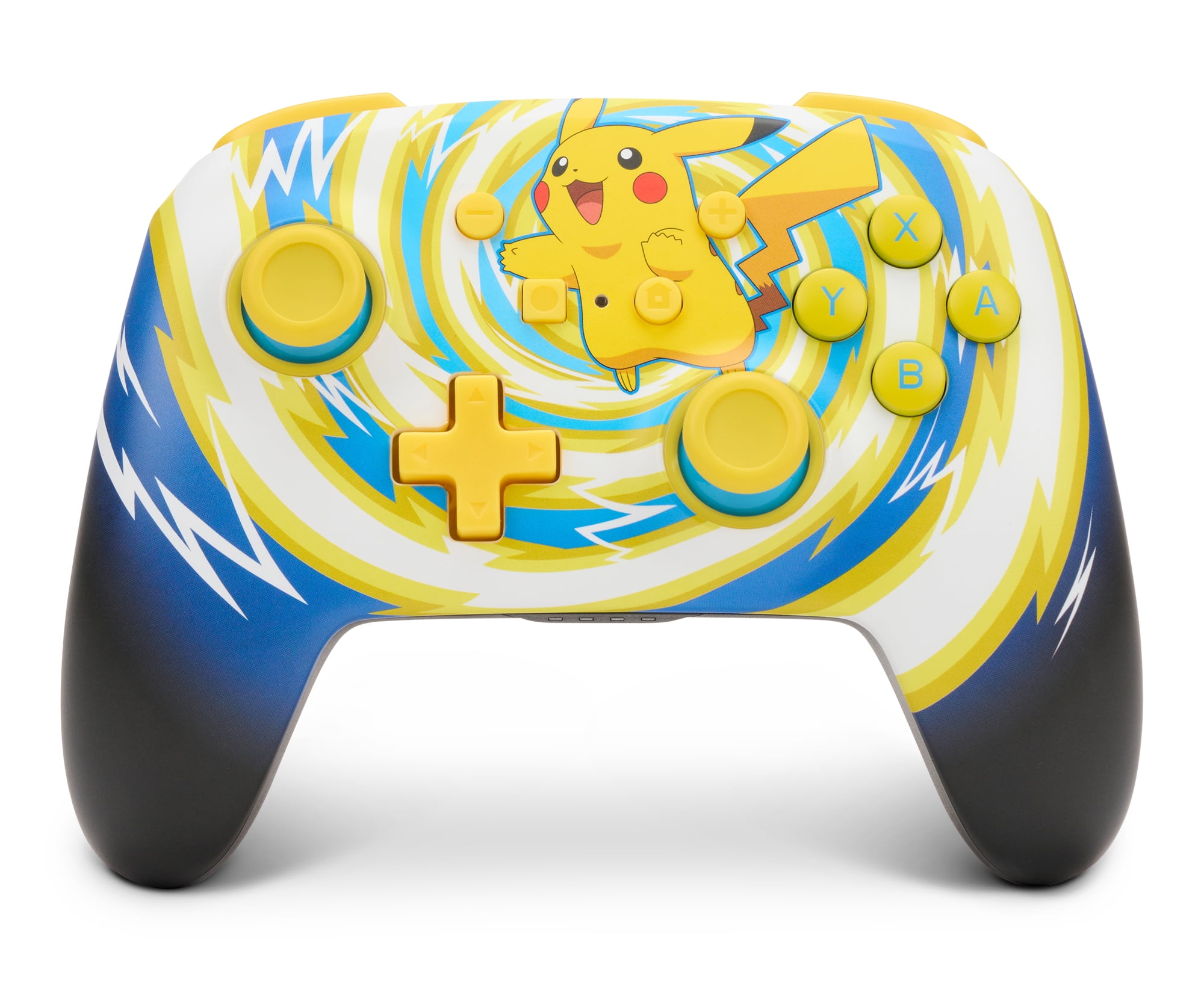 PowerA Enhanced Wireless Controller for Nintendo Switch - Pokémon Pikachu Vortex (Yellow, 10 ft) xytz2