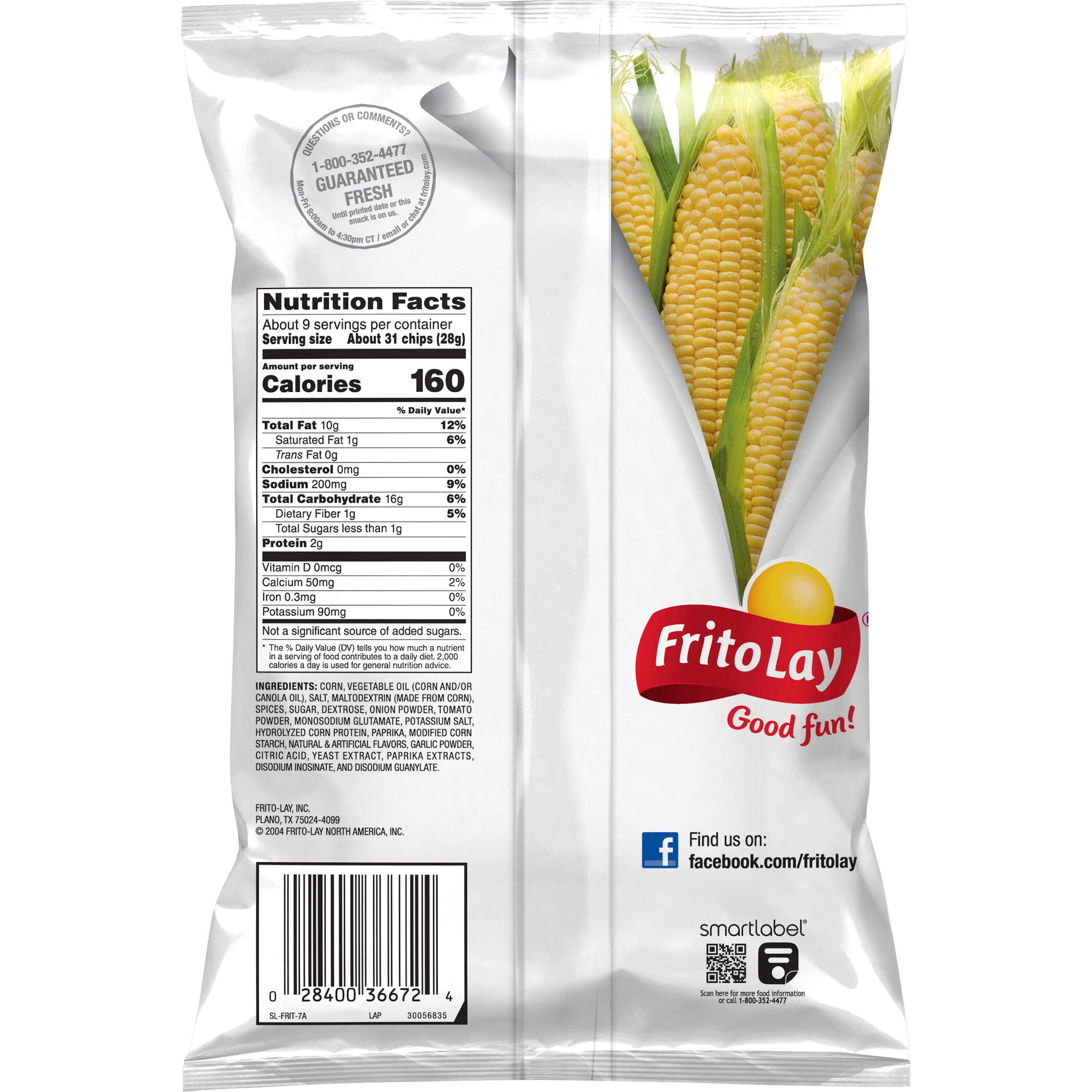 Fritos BBQ Flavored Corn Chips (Barbecue, 9.25 oz) jp3ne