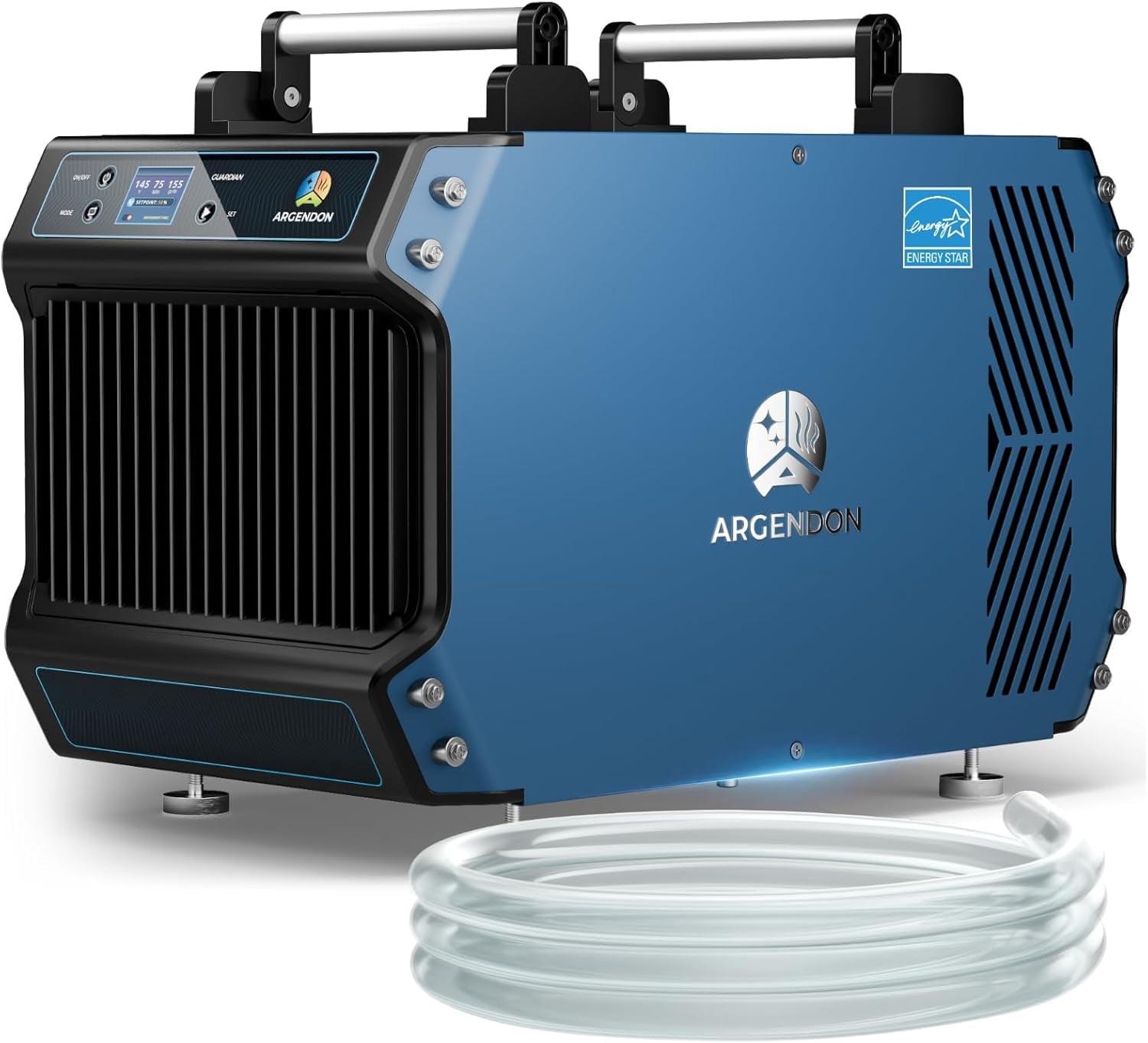 Argendon Commercial Dehumidifier for Crawl Space and Basement with Drain Hose (Blue, 145 Pints) ip0t3