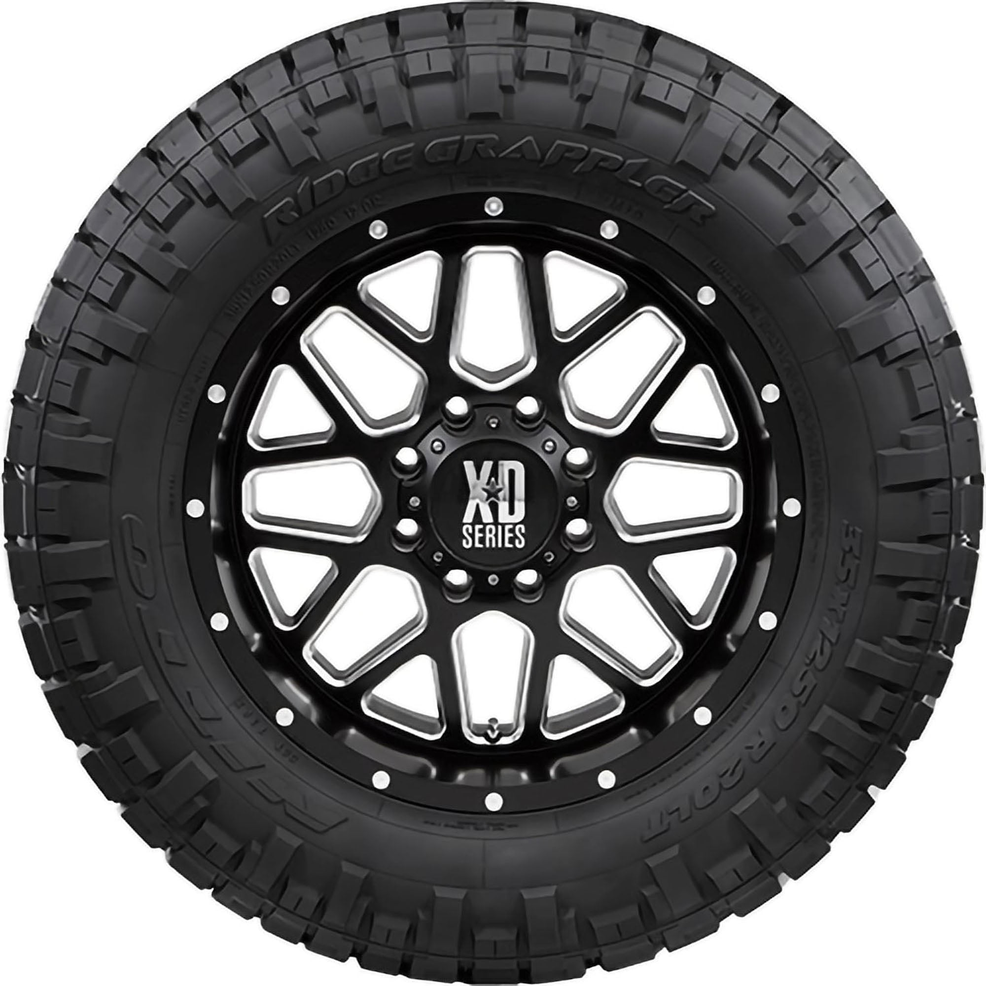 Nitto Ridge Grappler All-Terrain Tire (Black Sidewall, 285/70R17) xxwqs