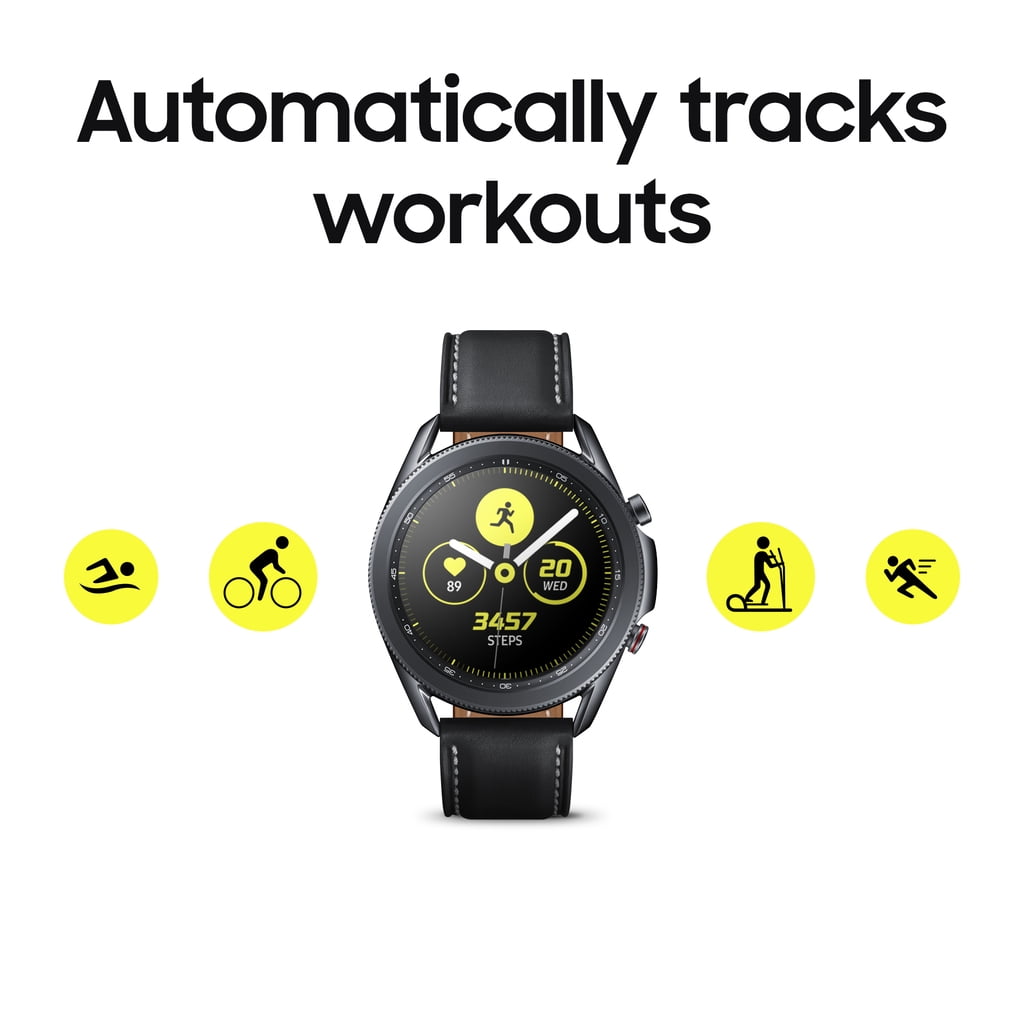 Samsung Galaxy Watch 3 Smartwatch Fitness Tracker with Health Monitoring and Bluetooth Connectivity (Mystic Silver, 41mm) 7tuo2