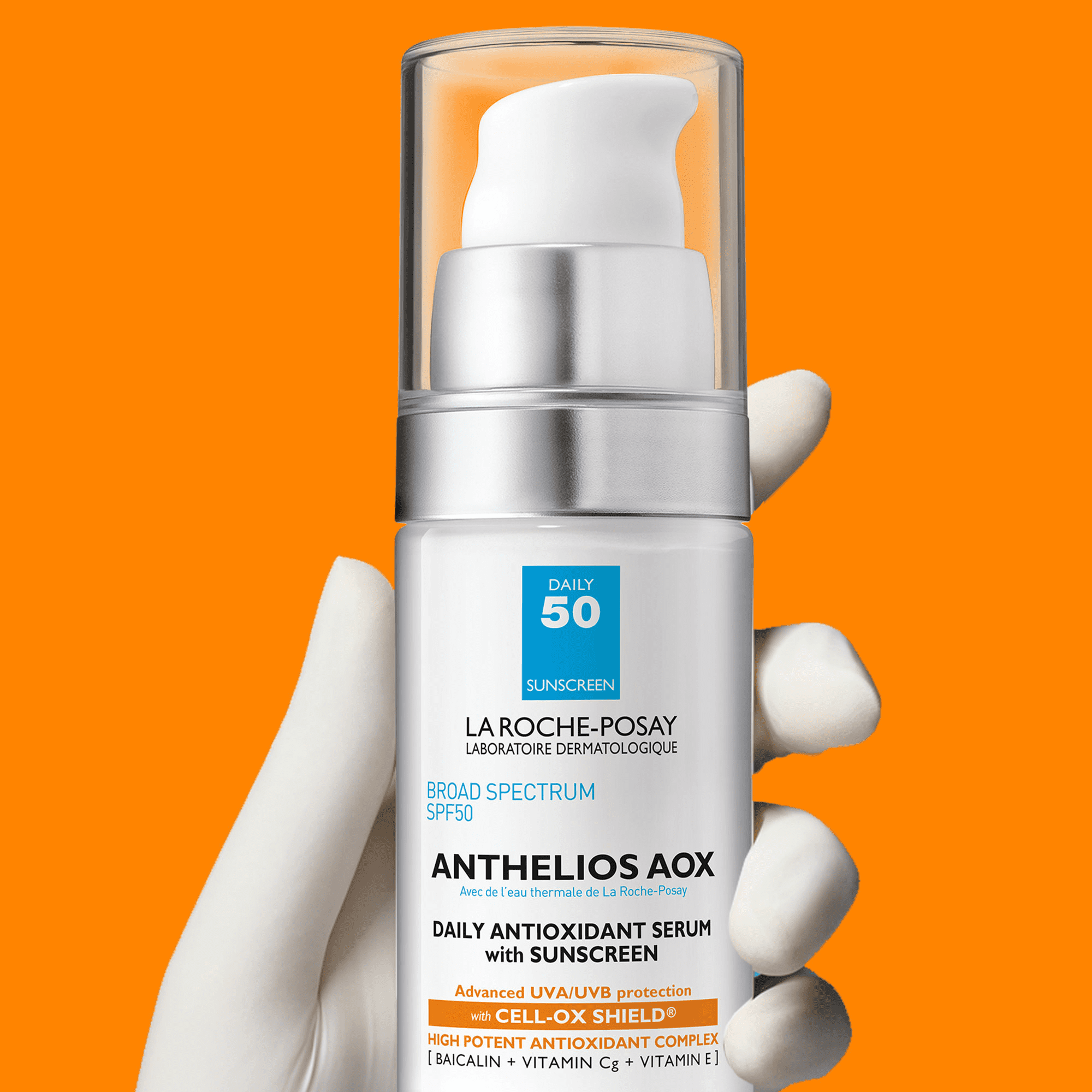 La Roche-Posay Anthelios AOX Daily Antioxidant Serum with SPF 50 Sunscreen (1.0 fl oz) mkvtm