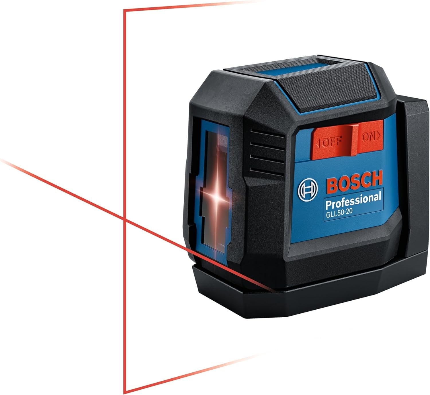 Bosch GLL50-20 Self-Leveling Cross-Line Laser (Blue, 50 ft Range) y47kx