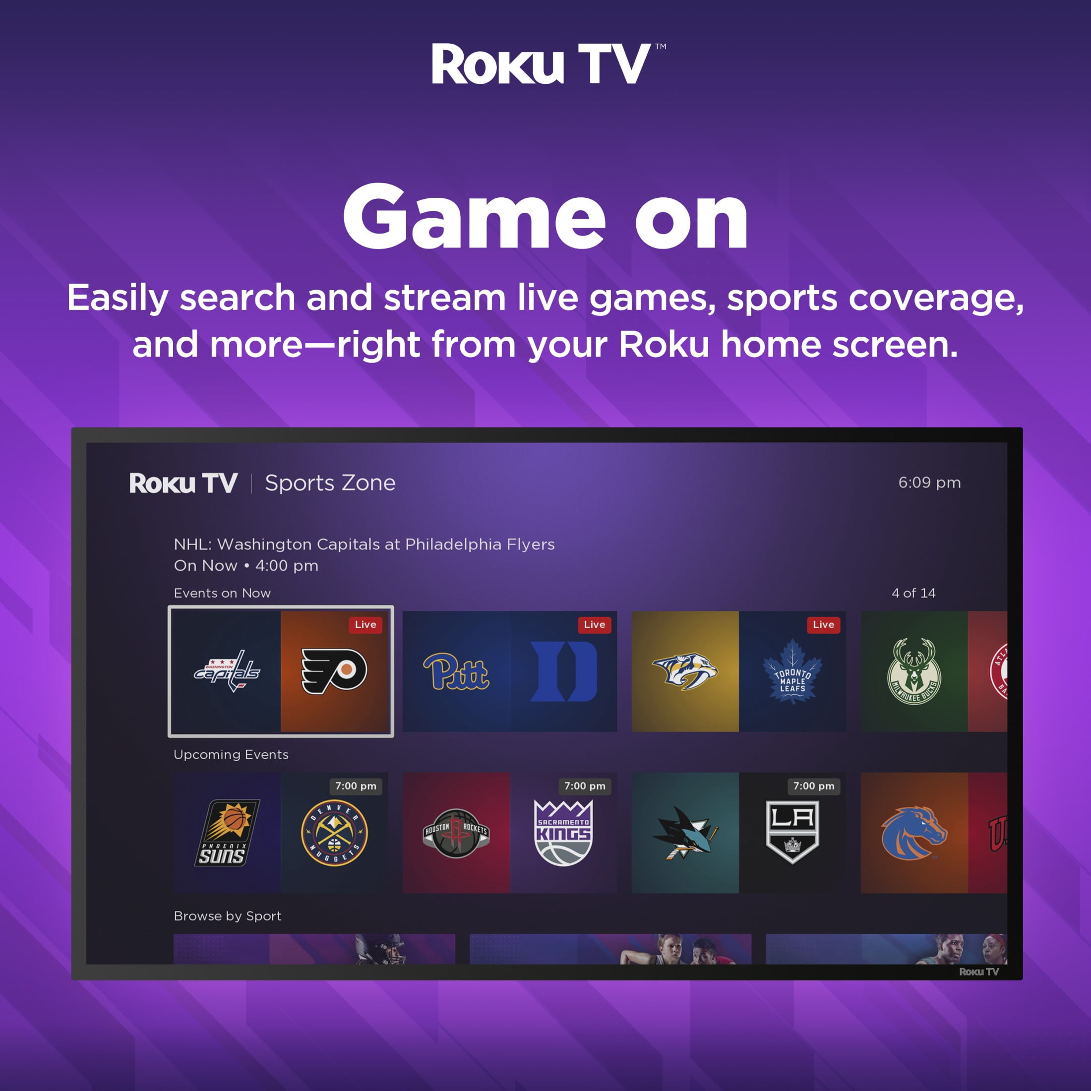 Hisense 58 in Class 4K UHD LED Roku Smart TV (R6 Series, 58 in) a6t52