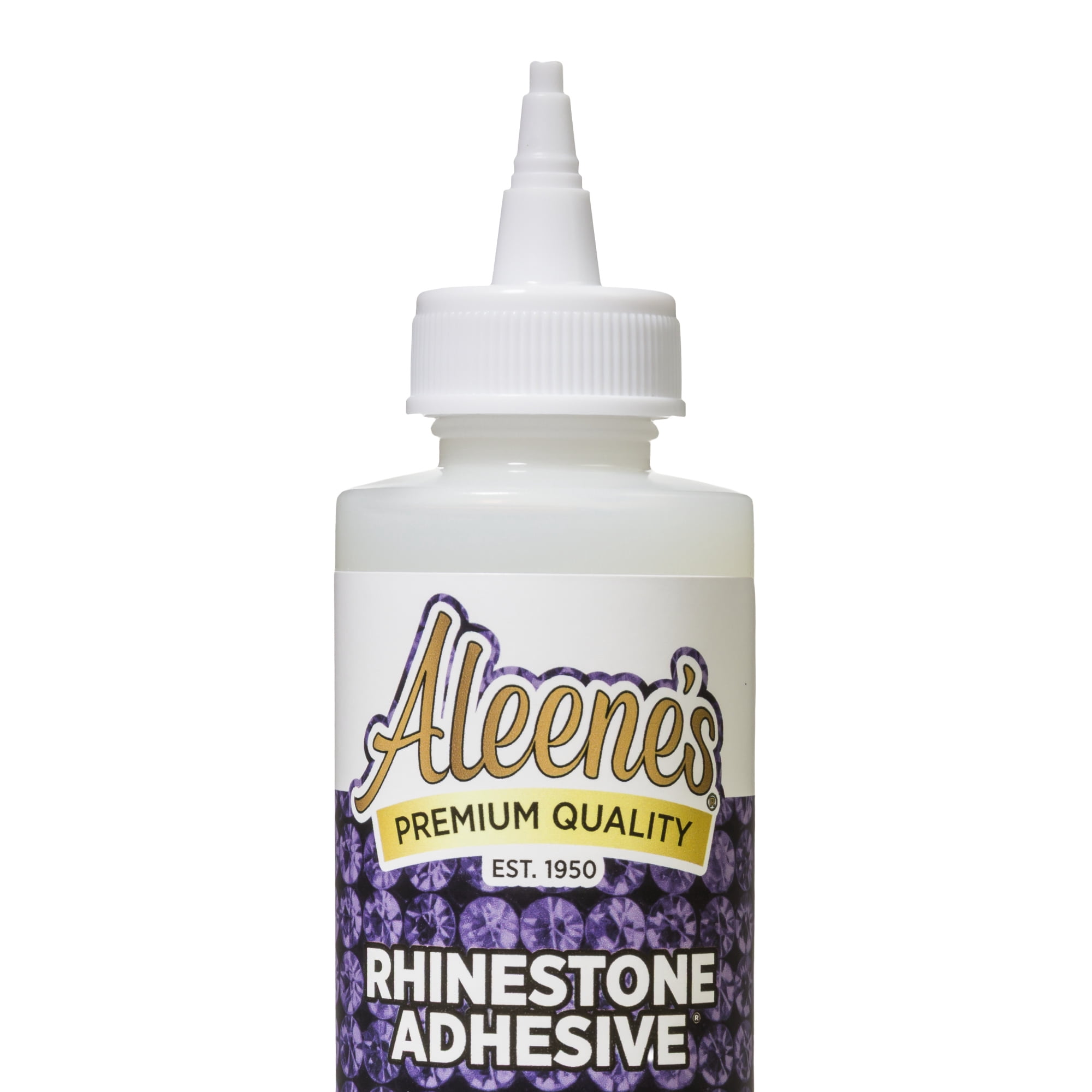 Aleene's Rhinestone Adhesive, Permanent Clear Glue for Crystals and Gems (Clear, 4 fl oz) s51l7
