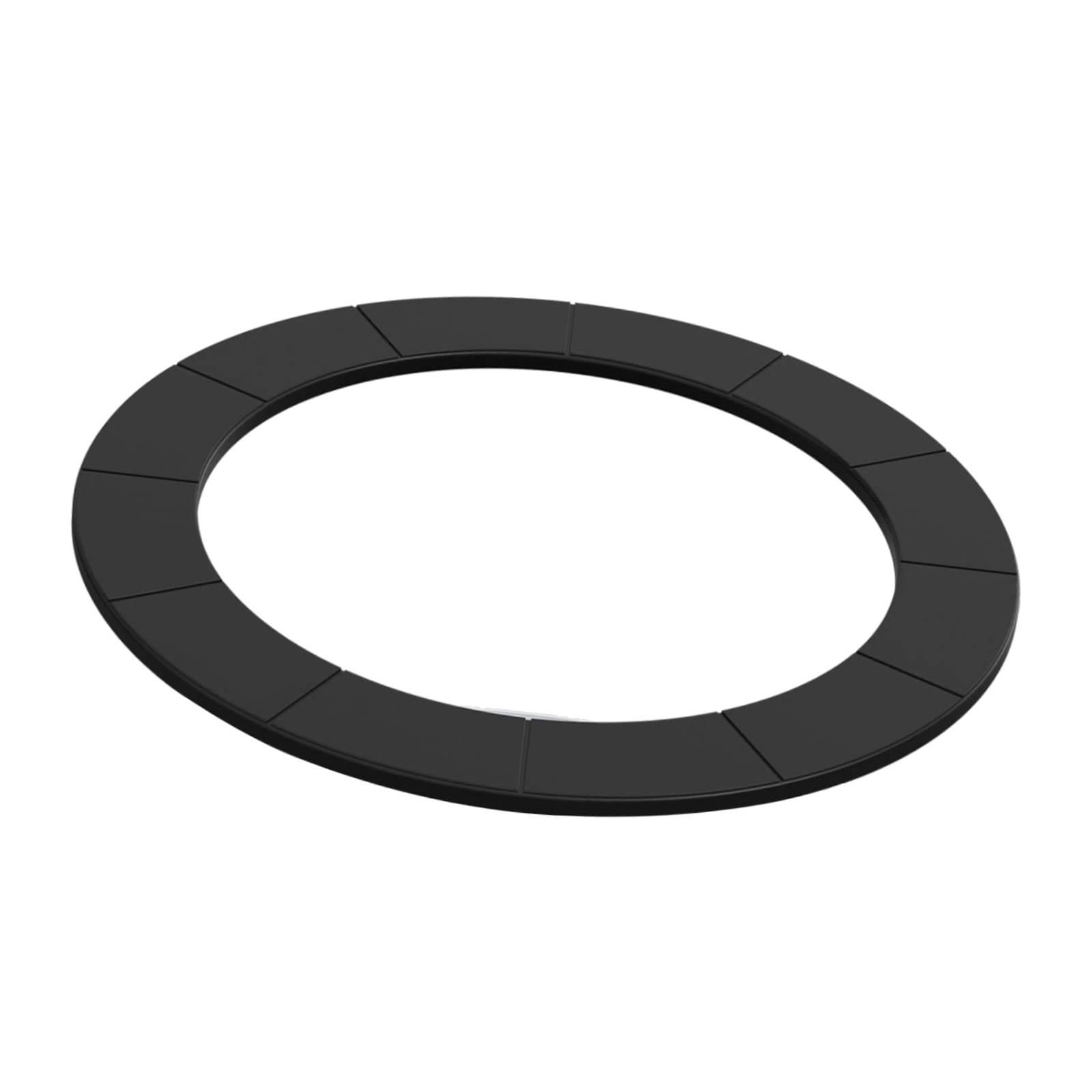 harayaa Trampoline Spring Cover Replacement Safety Pad Thick Foam Edge Protection (Black, 14 ft) mp6go