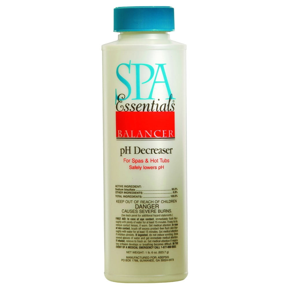 Spa Essentials pH Decreaser for Hot Tubs and Spas (White, 2-Pack, 4 lb) 01ues