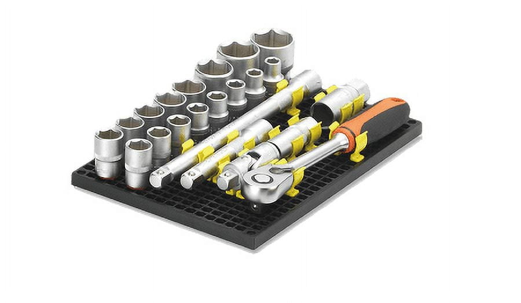 Organizer Genie Tool Organizer Kit with Pegboards and Socket Holders (Black, 76-Piece Set) dv62r