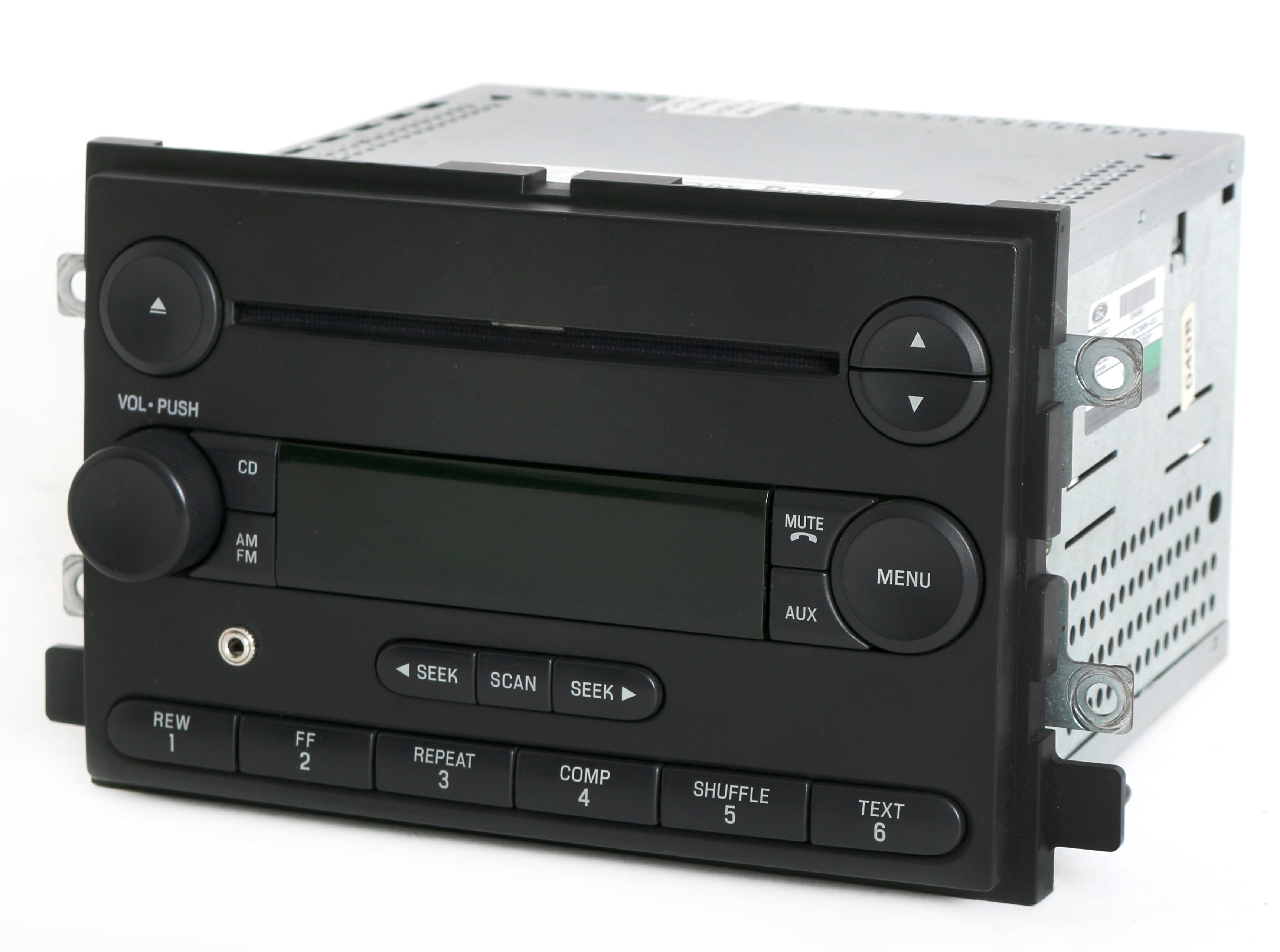 Ford 2004 F150 Pickup AM FM CD Player Radio with Auxiliary Input (Black, 1 Unit) t4v0h