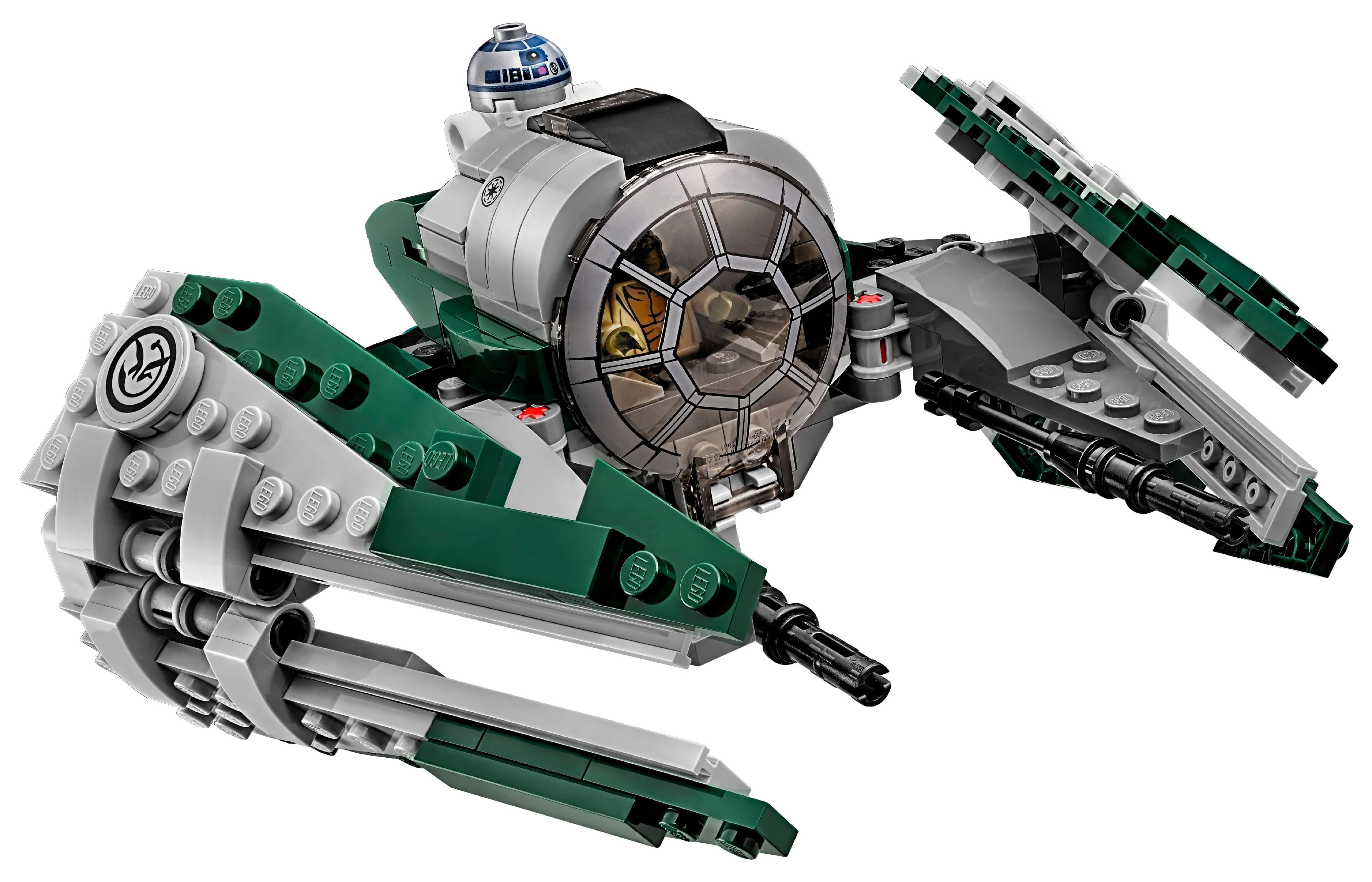 LEGO Star Wars Yoda's Jedi Starfighter Building Kit (262 Pieces, 7 in L x 5 in W x 2 in H) fylbs