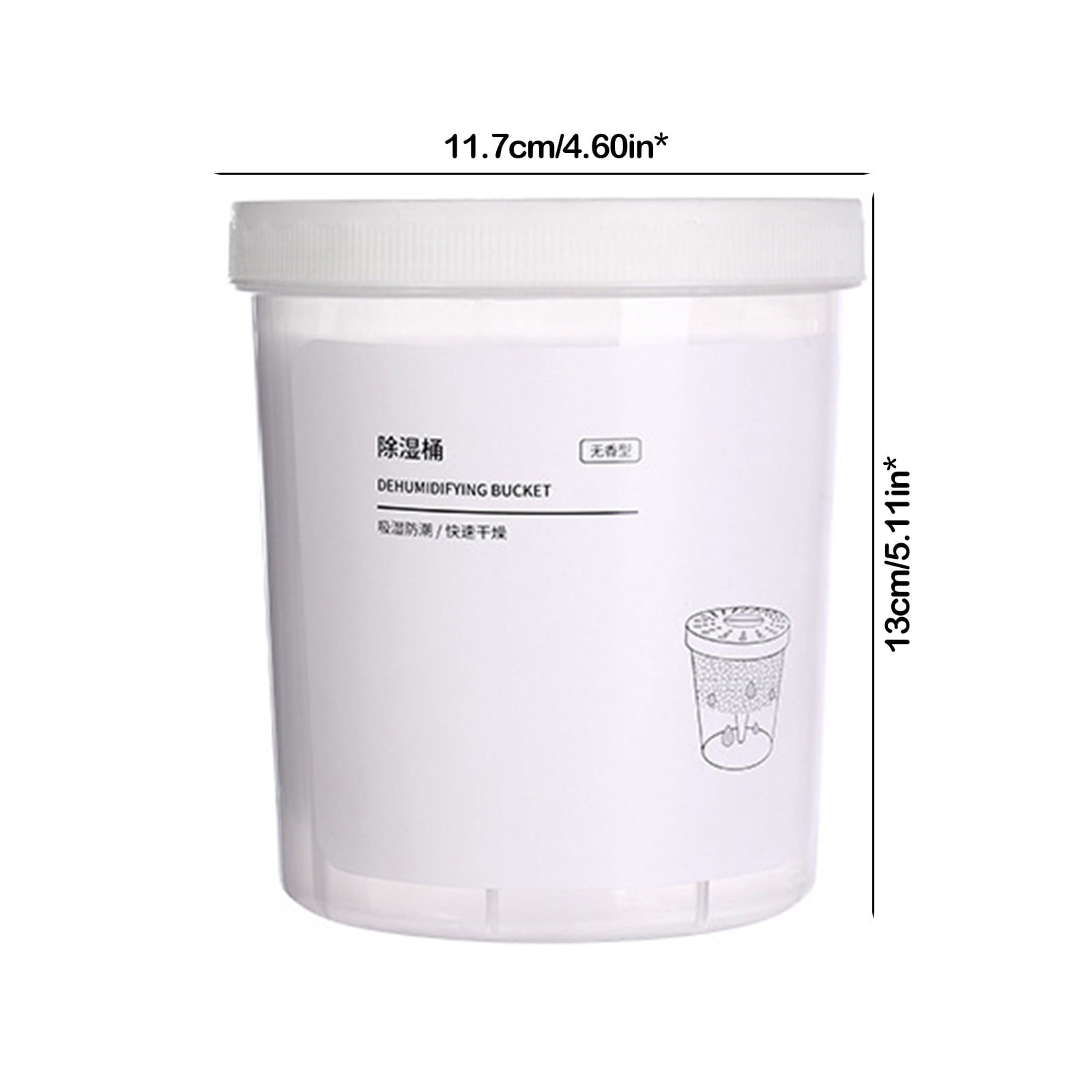 SNGMN Moisture Absorber Dehumidifier Bucket for Home and Closet (White, 23.67 fl oz) zxg8c
