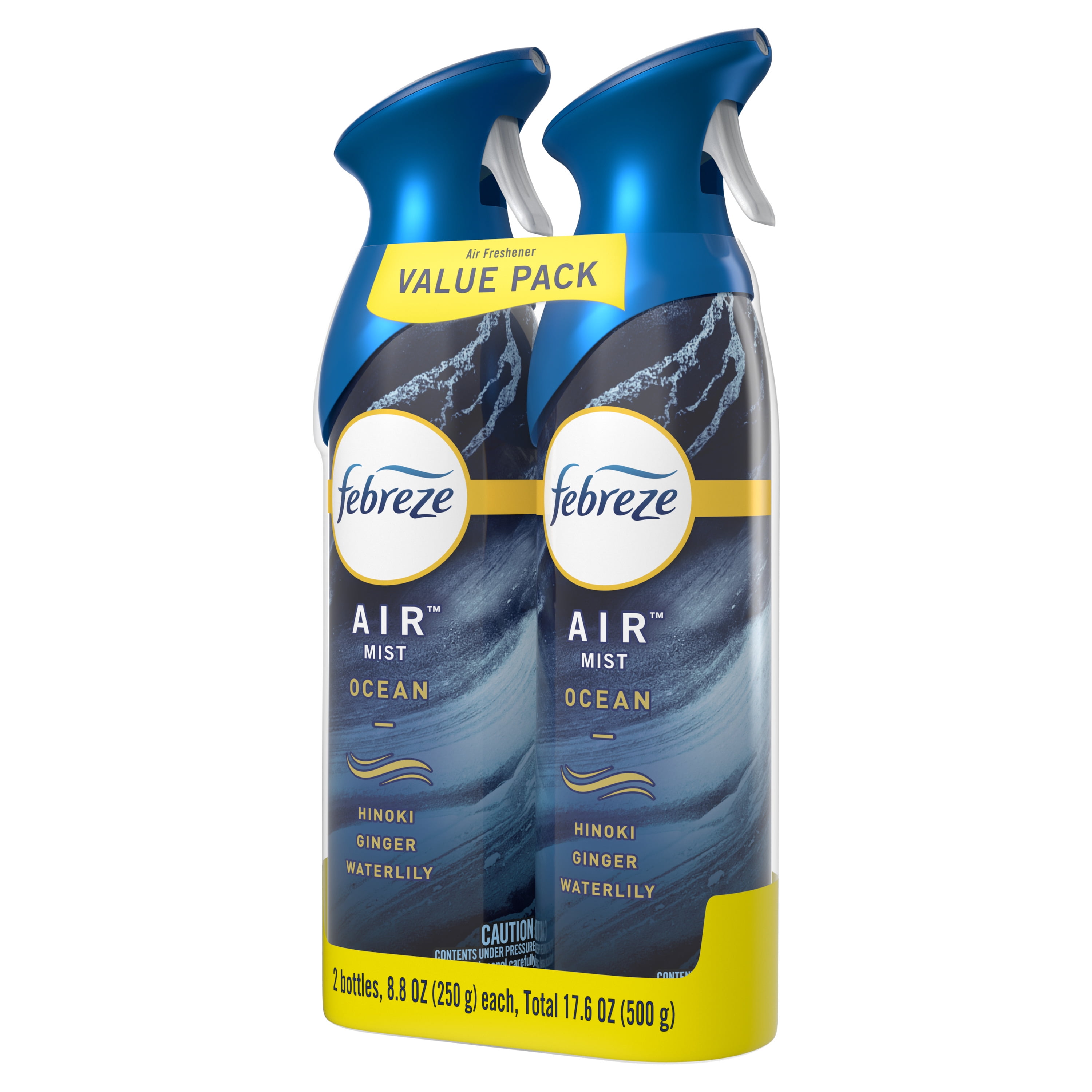 Febreze Air Freshener Room Spray, Odor-Fighting Mist, Ocean Scent (8.8 oz, 2 Count) 29rpw